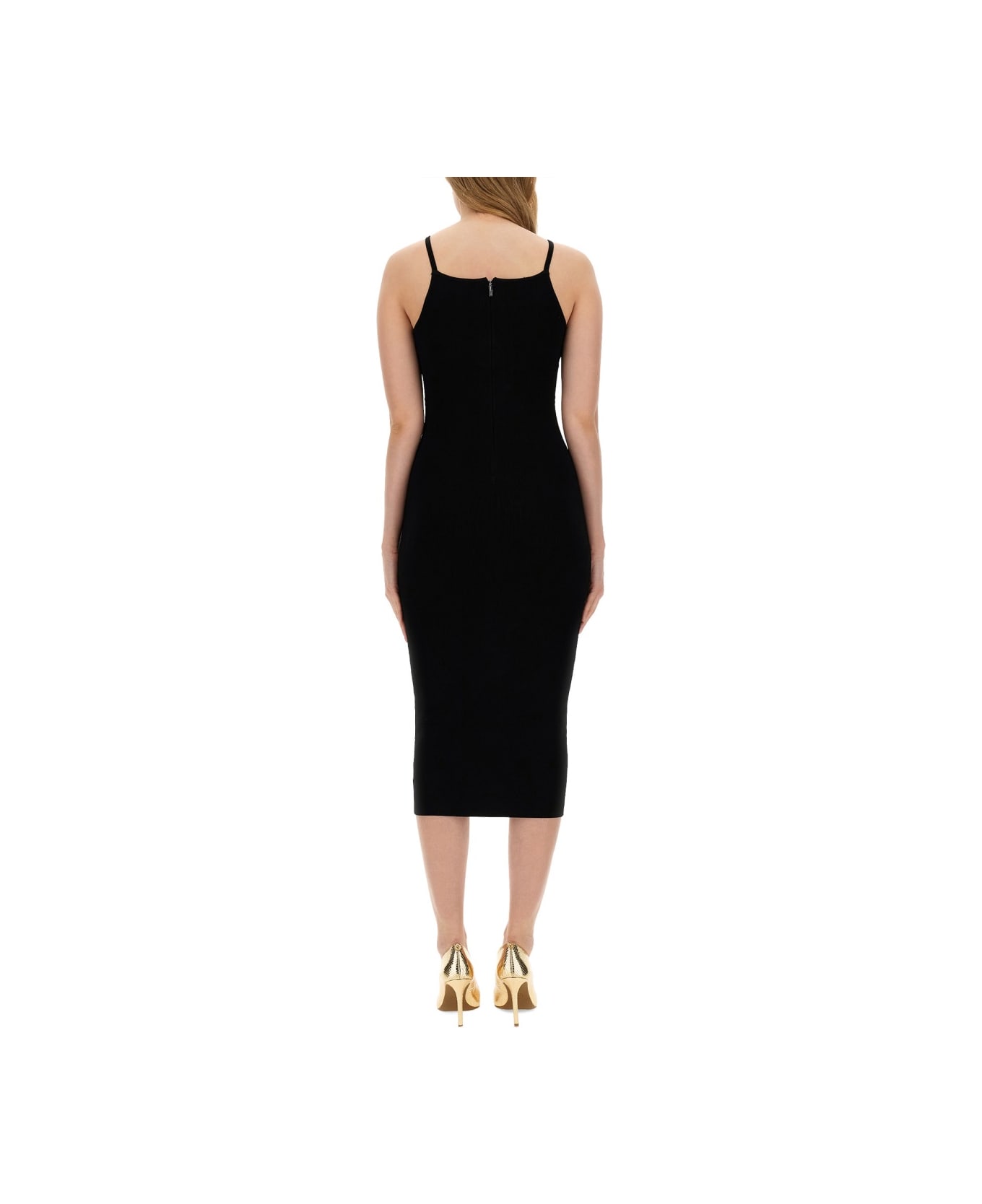 Michael Kors Longuette Dress - BLACK