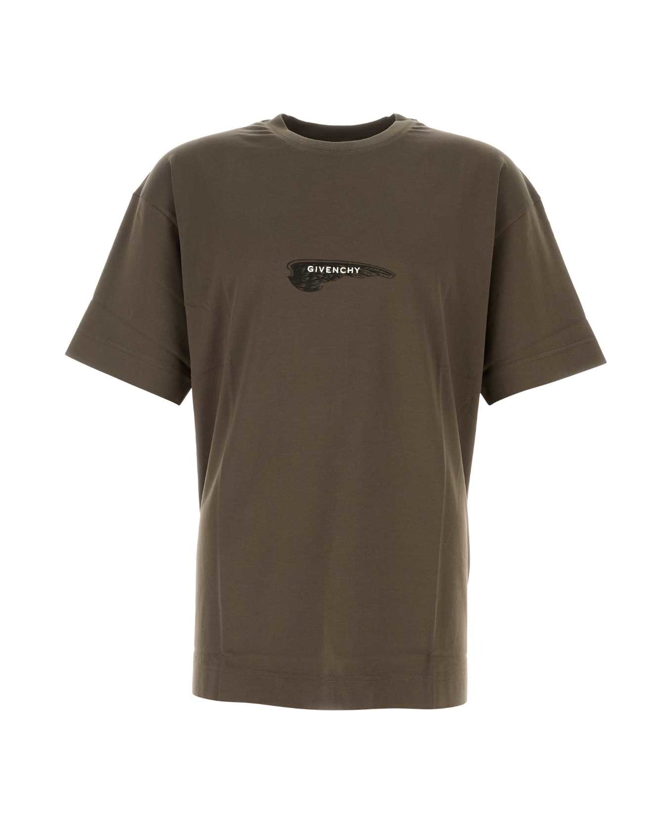 Givenchy Khaki Cotton T-shirt - KHAKI