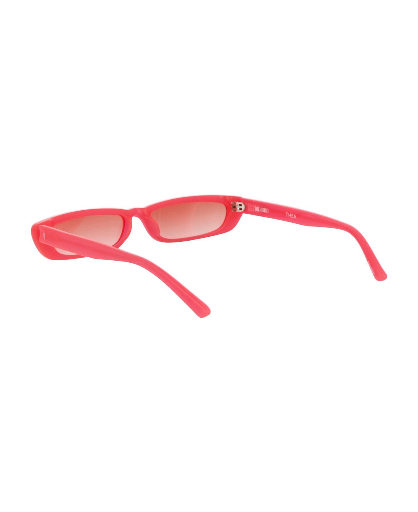 The Attico Thea Sunglasses - NEONPINK/SILVER/ORANGEGRAD