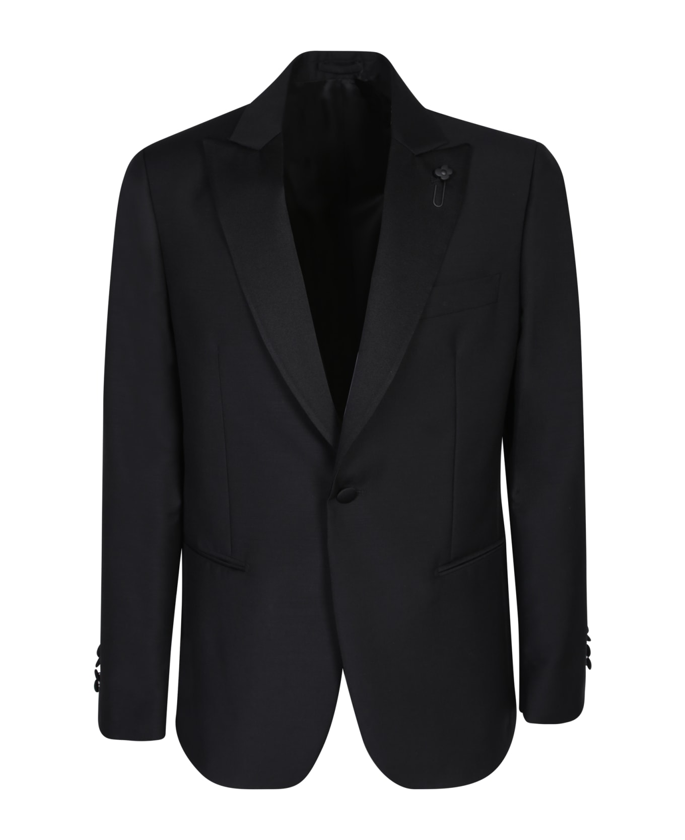 Lardini Single-breasted Black Smoking - Black スーツ