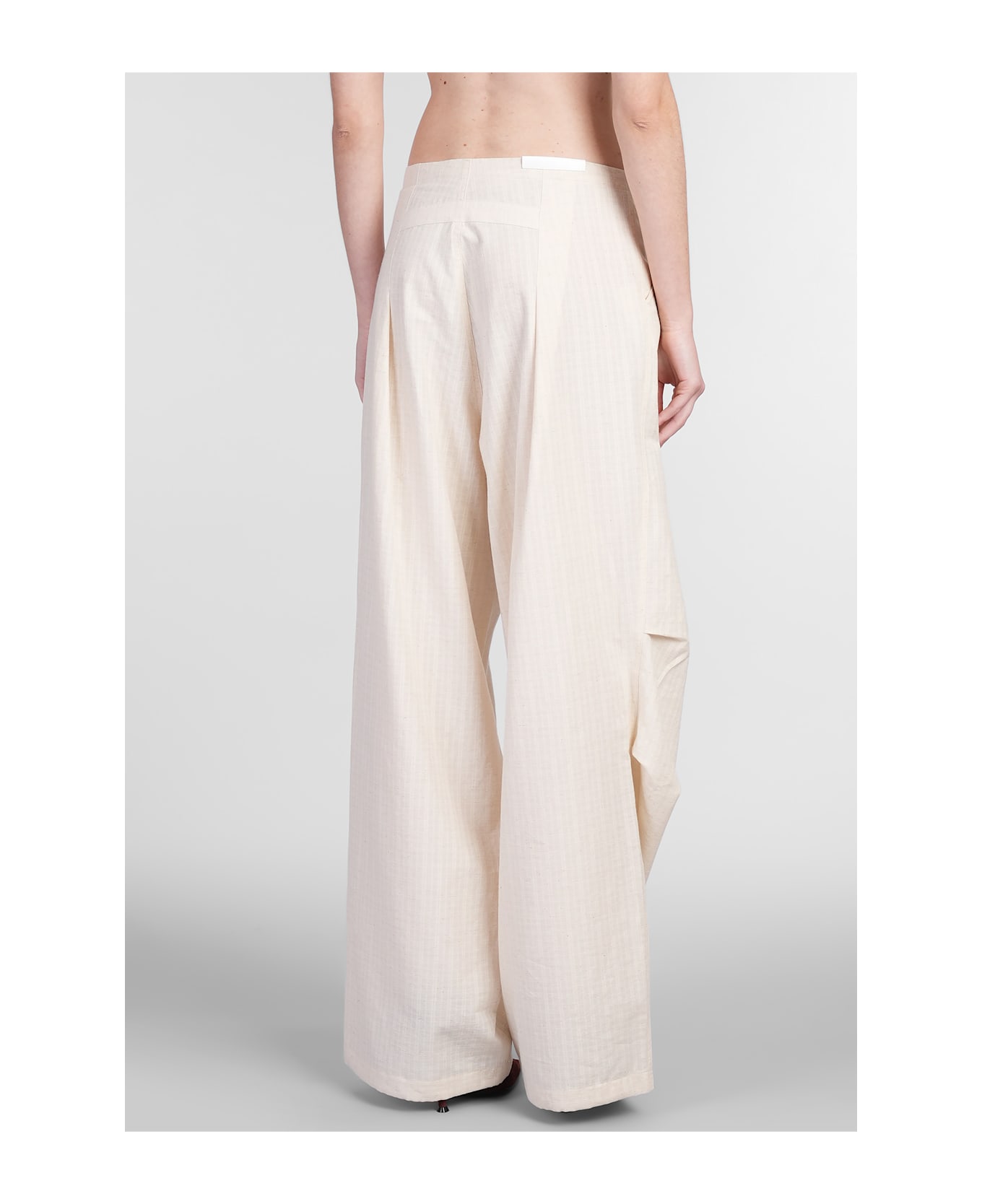 DARKPARK Daisy Pants In Beige Cotton - beige
