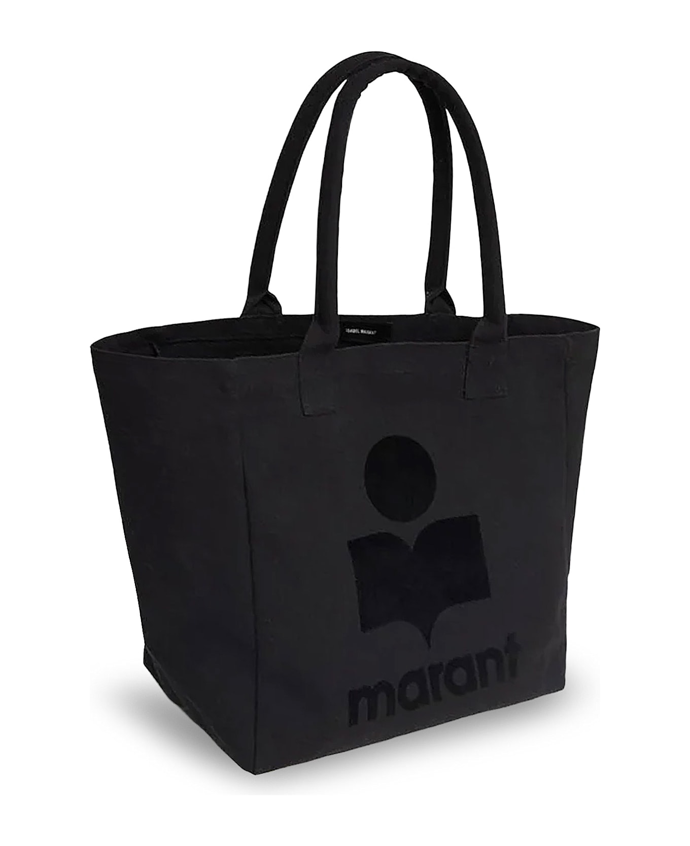 Isabel Marant Yenky Cotton Shoulder Bag - Black