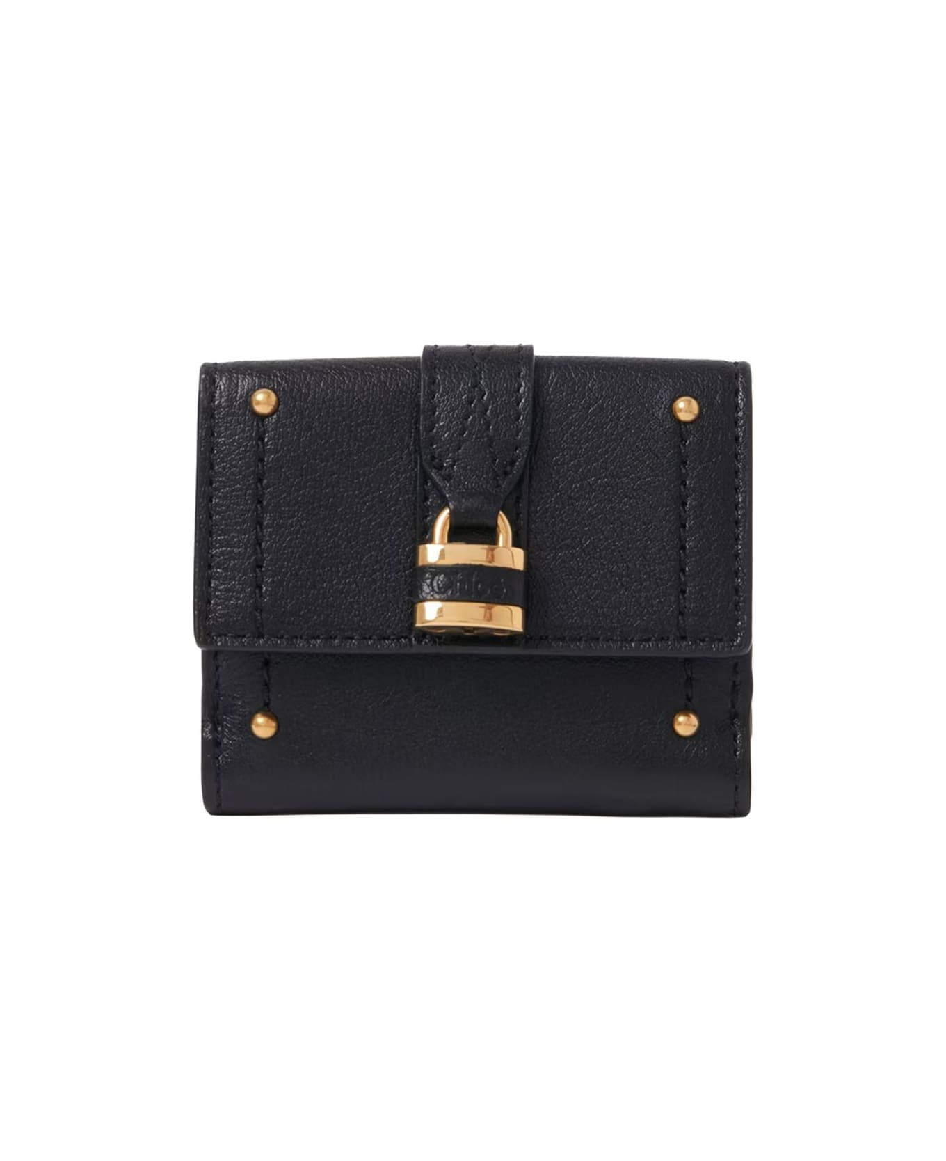 Chloé Paddington Leather Wallet - Black