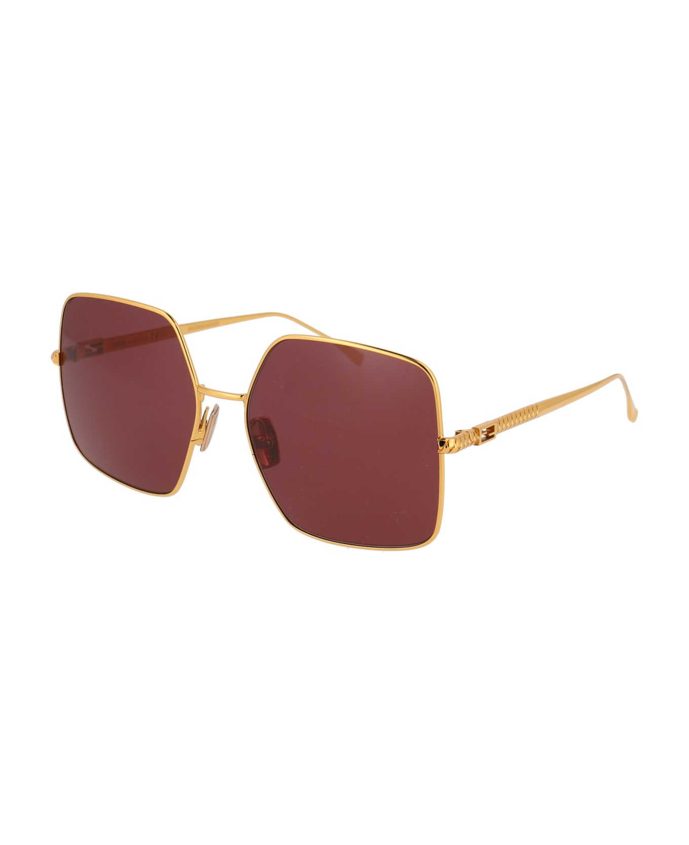 Fendi Eyewear Ff 0439/s Sunglasses - 001U1 YELLOW GOLD