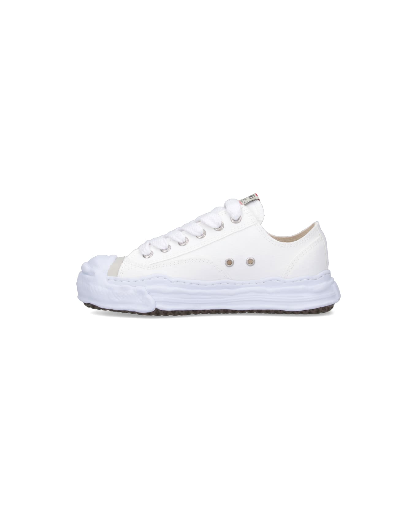 Mihara Yasuhiro 'og Hank' Low-top Sneakers - WHITE