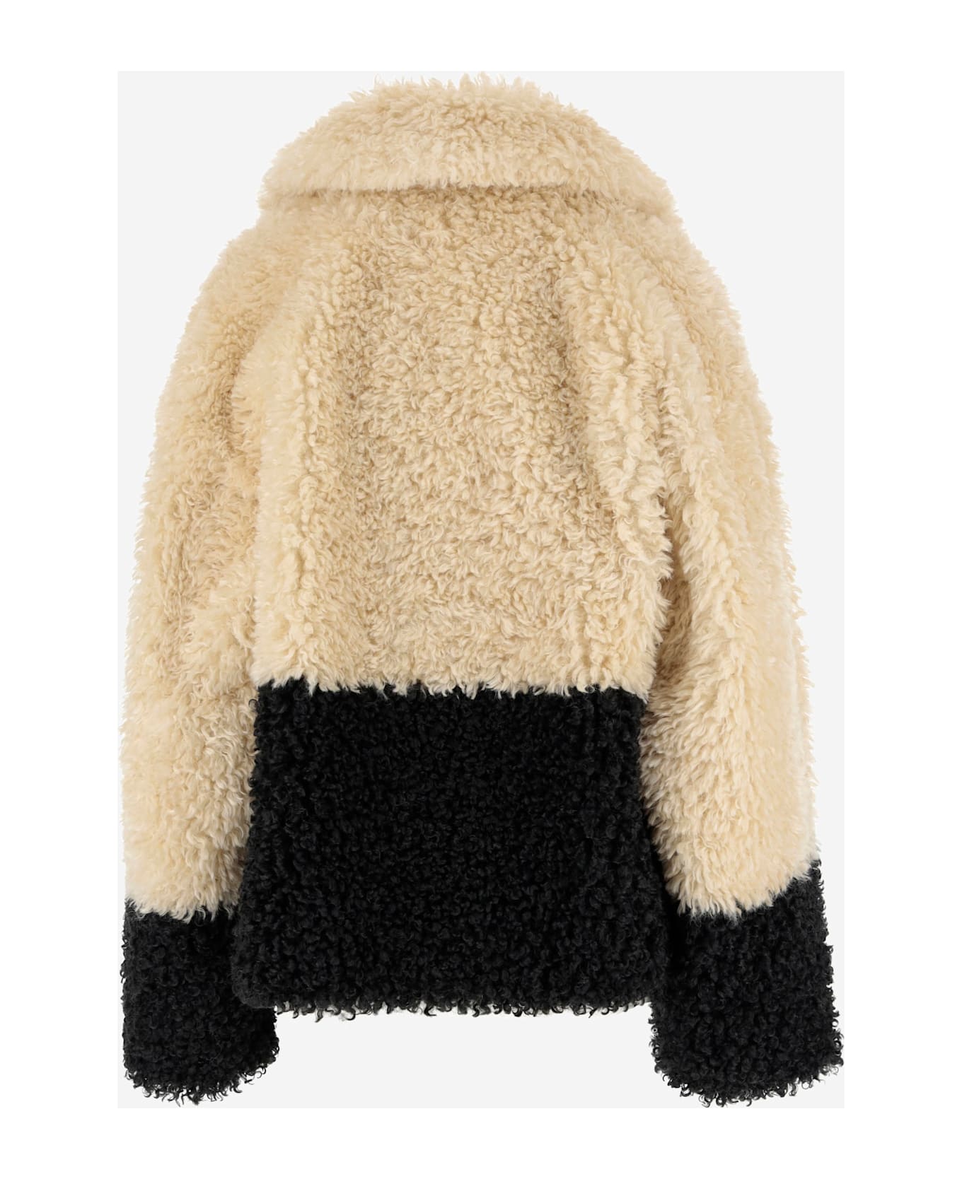 STAND STUDIO Jubel Jacket In Faux Fur - Red