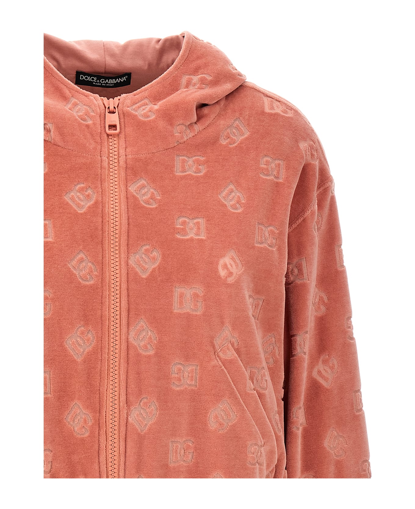 Dolce 
Gabbana Logo Hoodie - Pink