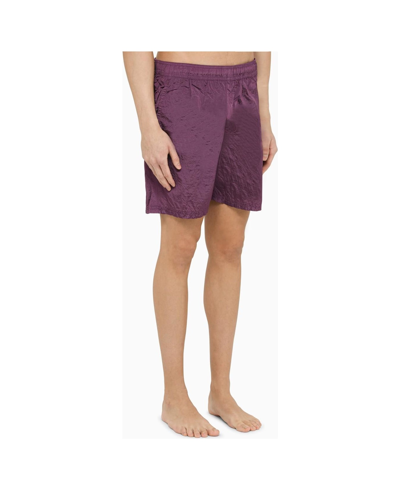 Stone Island Magenta Nylon Swim Shorts