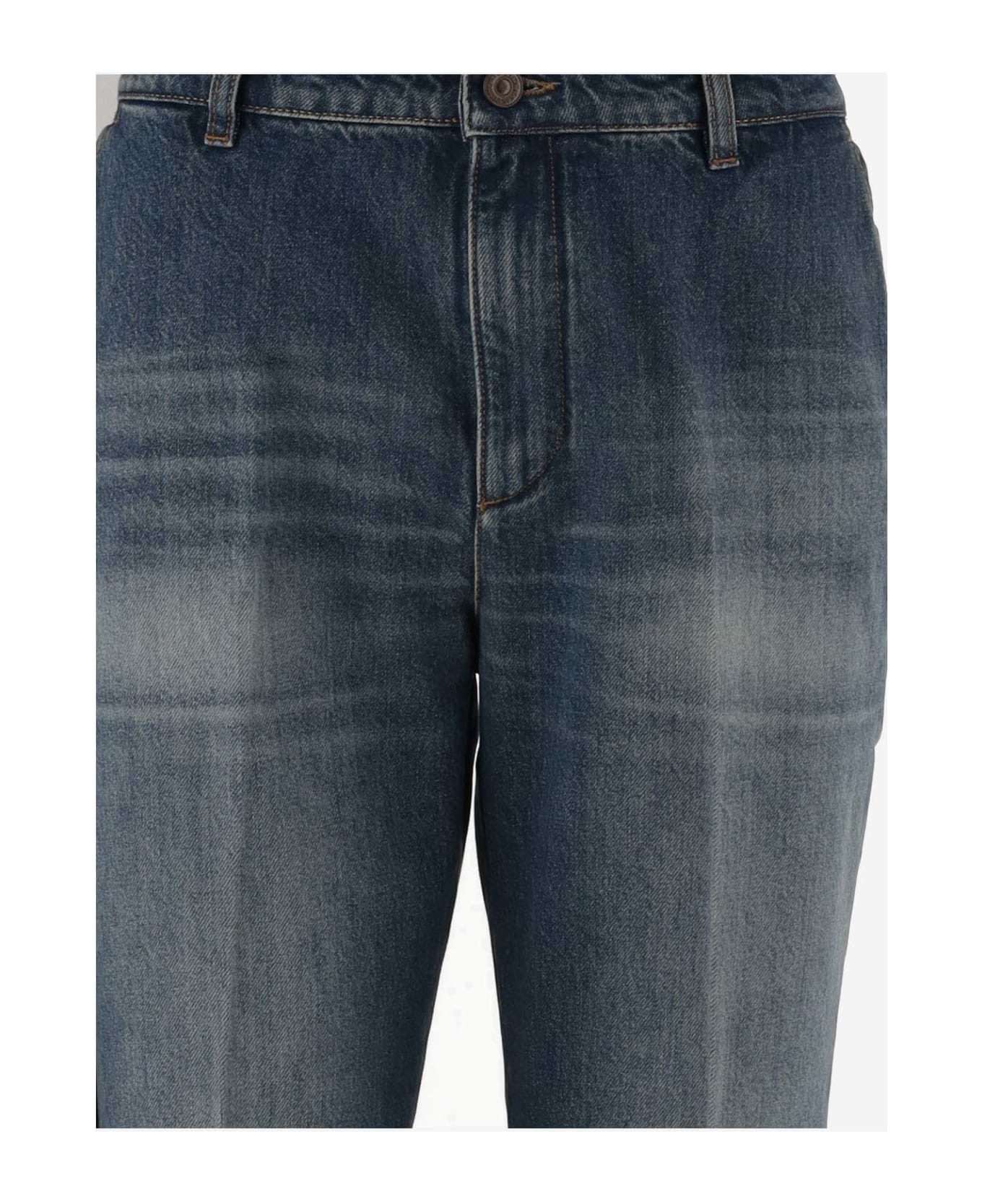 Victoria Beckham Cotton Denim Jeans - Denim デニム