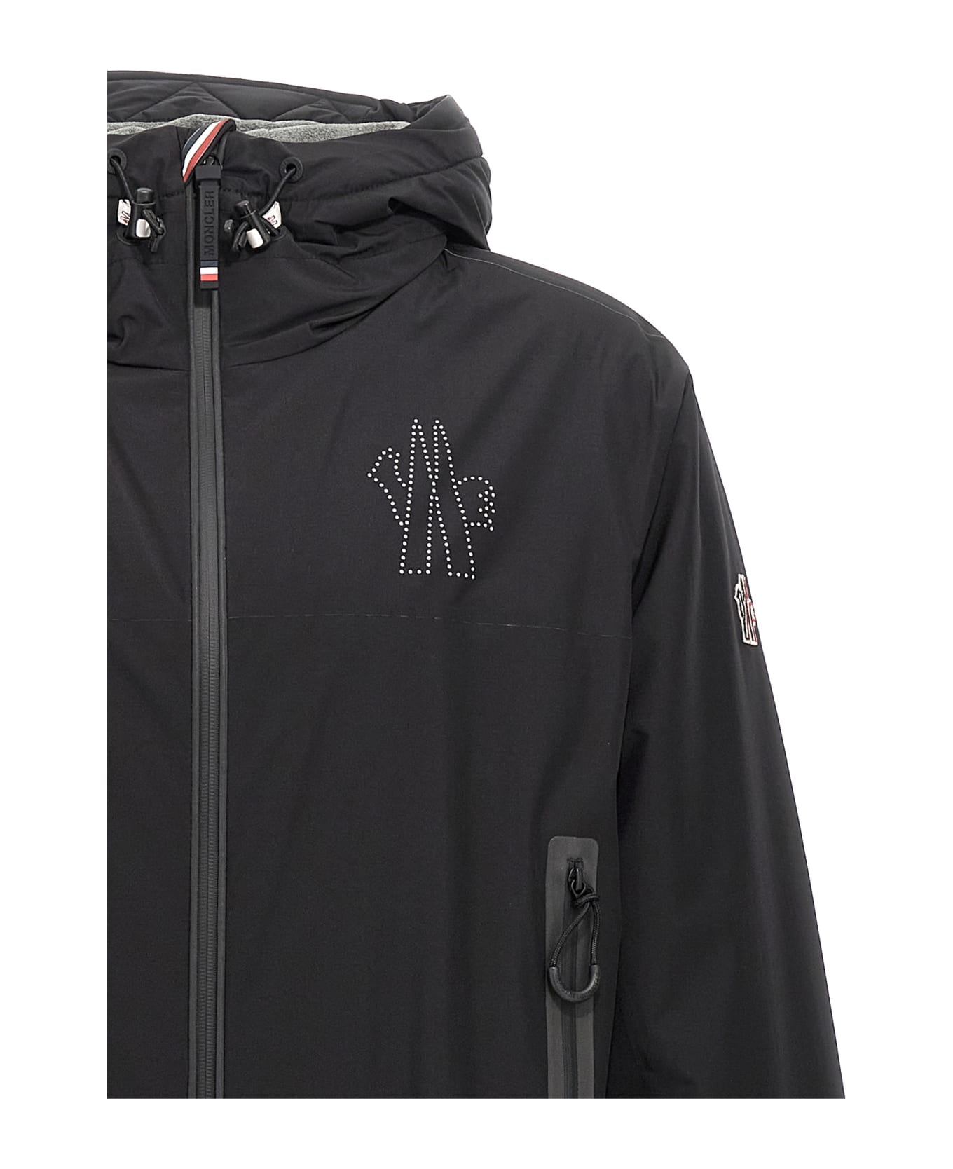 Moncler Grenoble 'jaman' Hooded Jacket - Black  