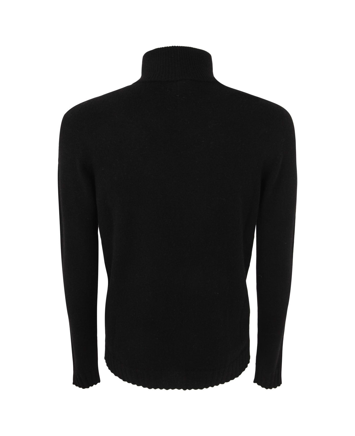 MD75 Cashmere Turtle Neck Sweater - Black ニットウェア