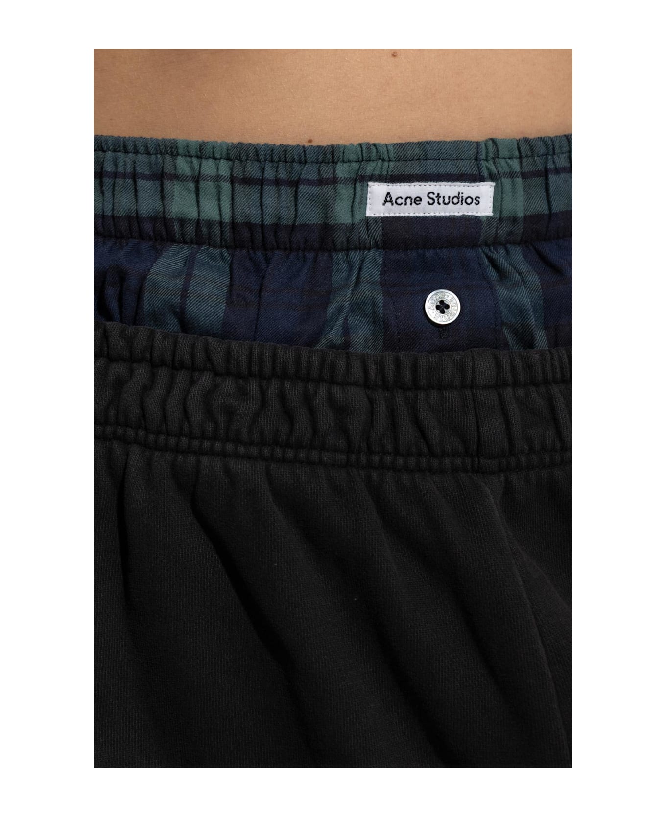 Acne Studios Wide-leg Sweatpants - Black
