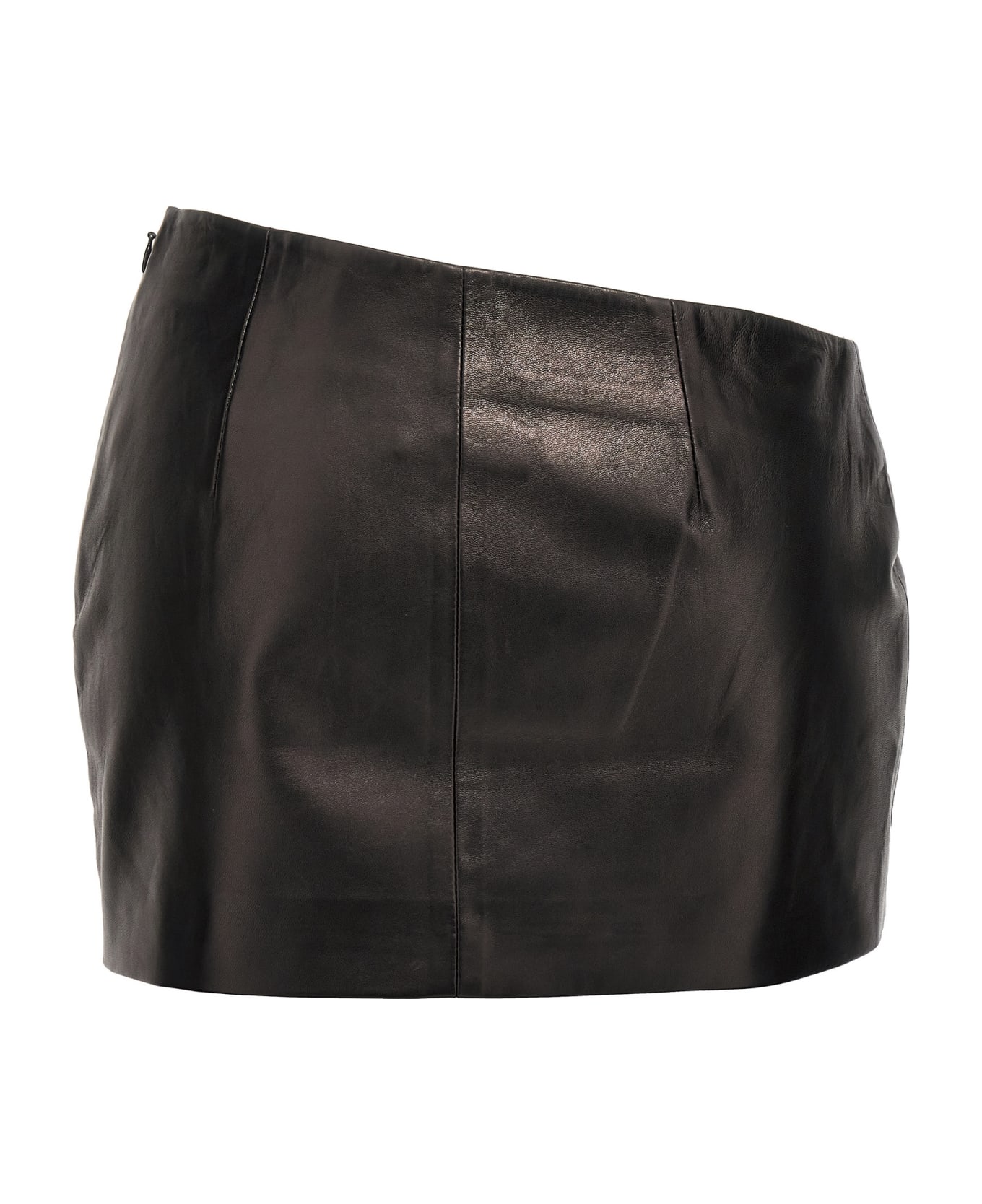 Monot Asymmetrical Skirt - Black   スカート