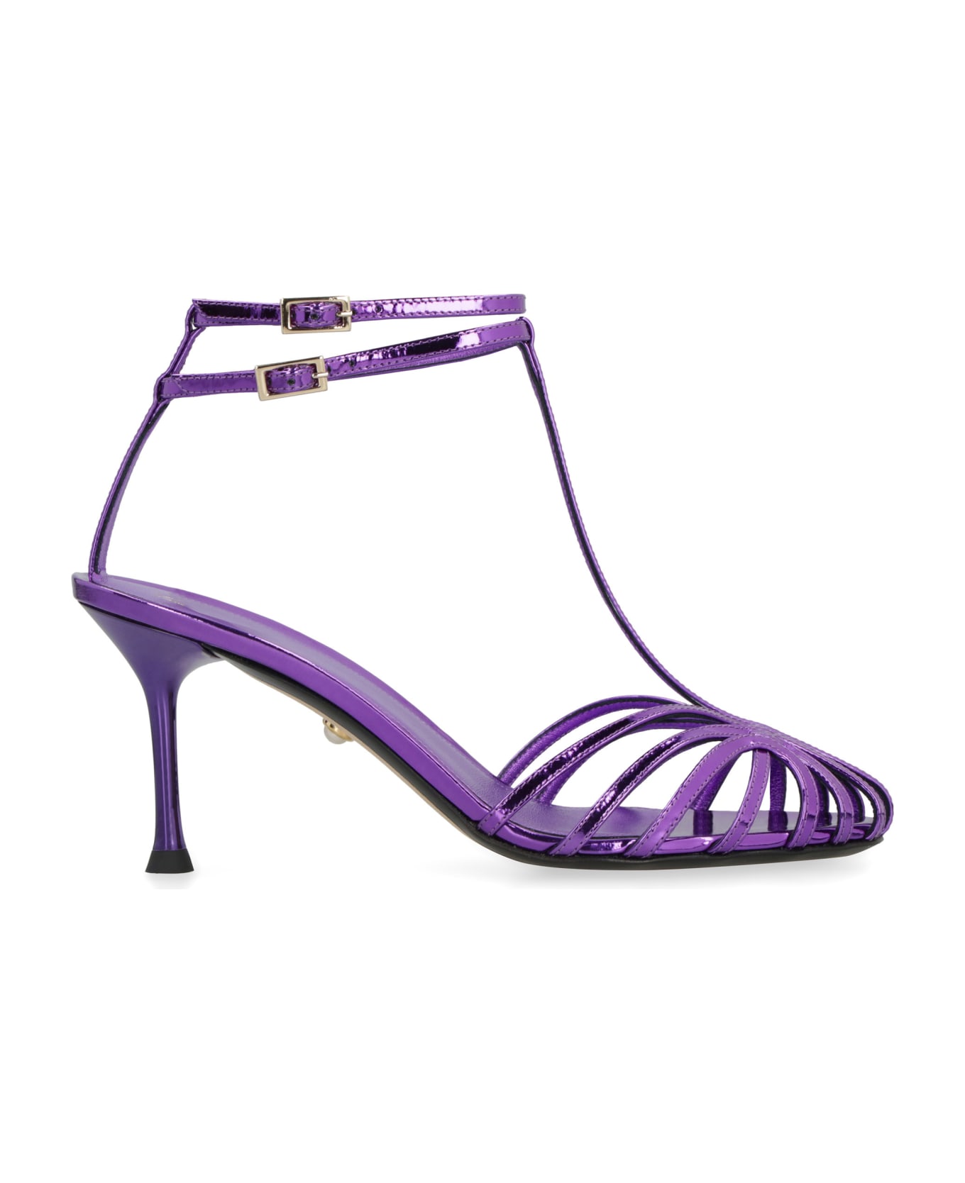 Alevì Jessie Leather Sandals - purple サンダル