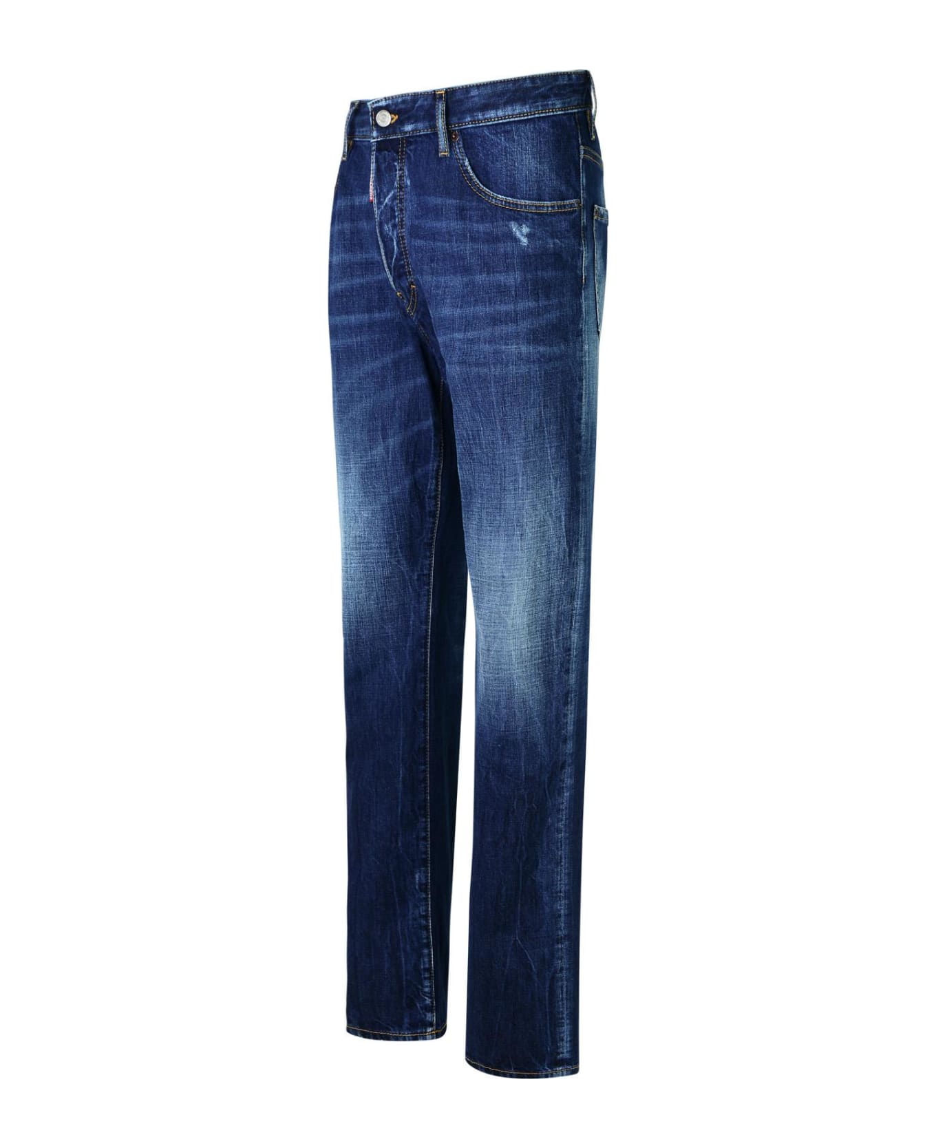 Dsquared2 642 Blue Cotton Denim Jeans