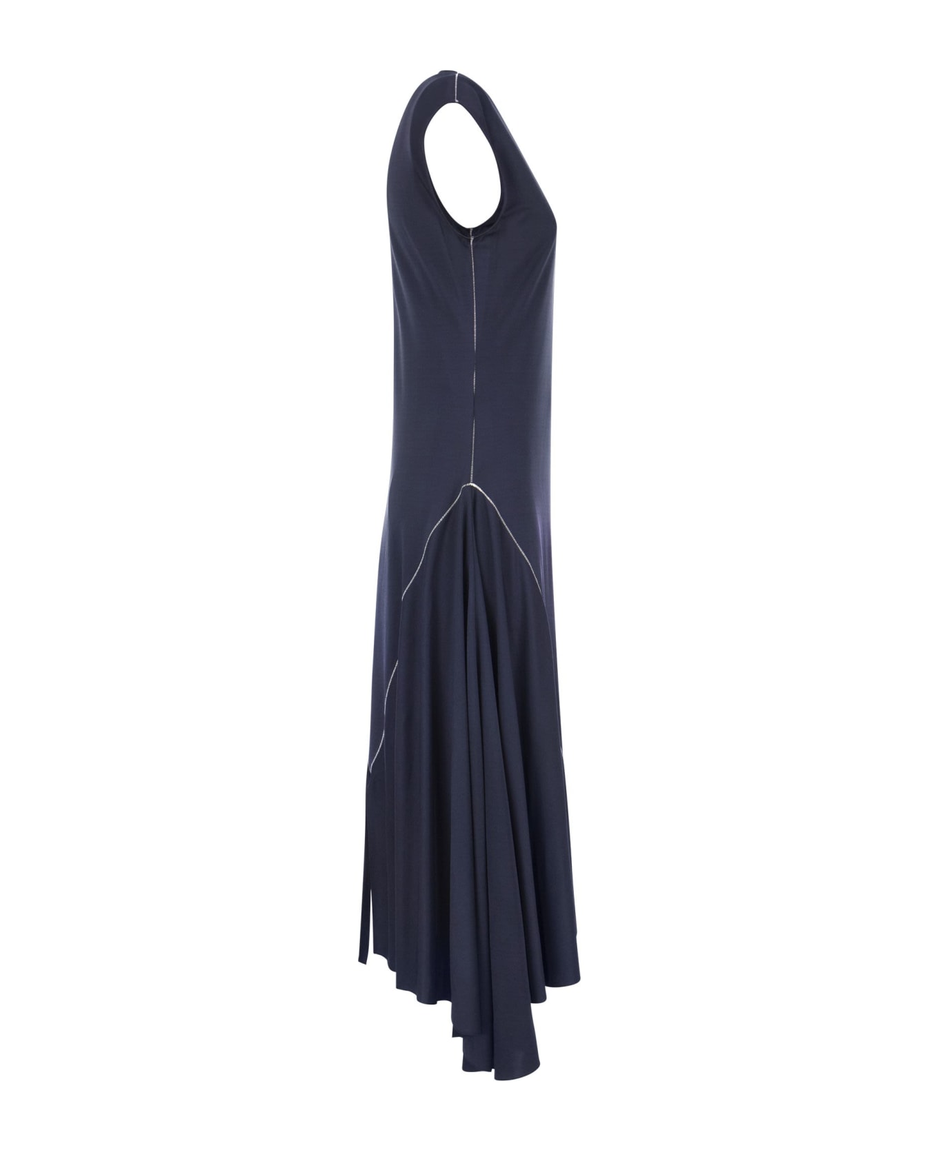 Marni Viscose Jersey Dress - Blue