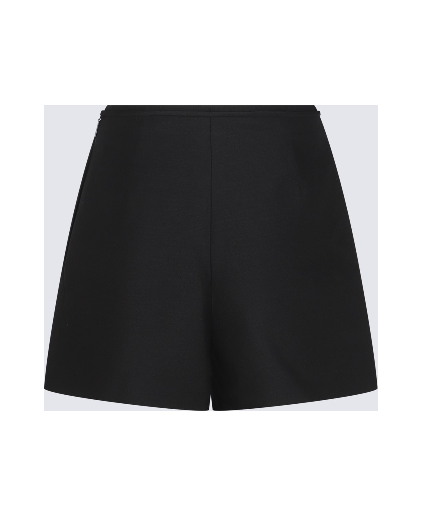 Valentino Black Wool Shorts - Black