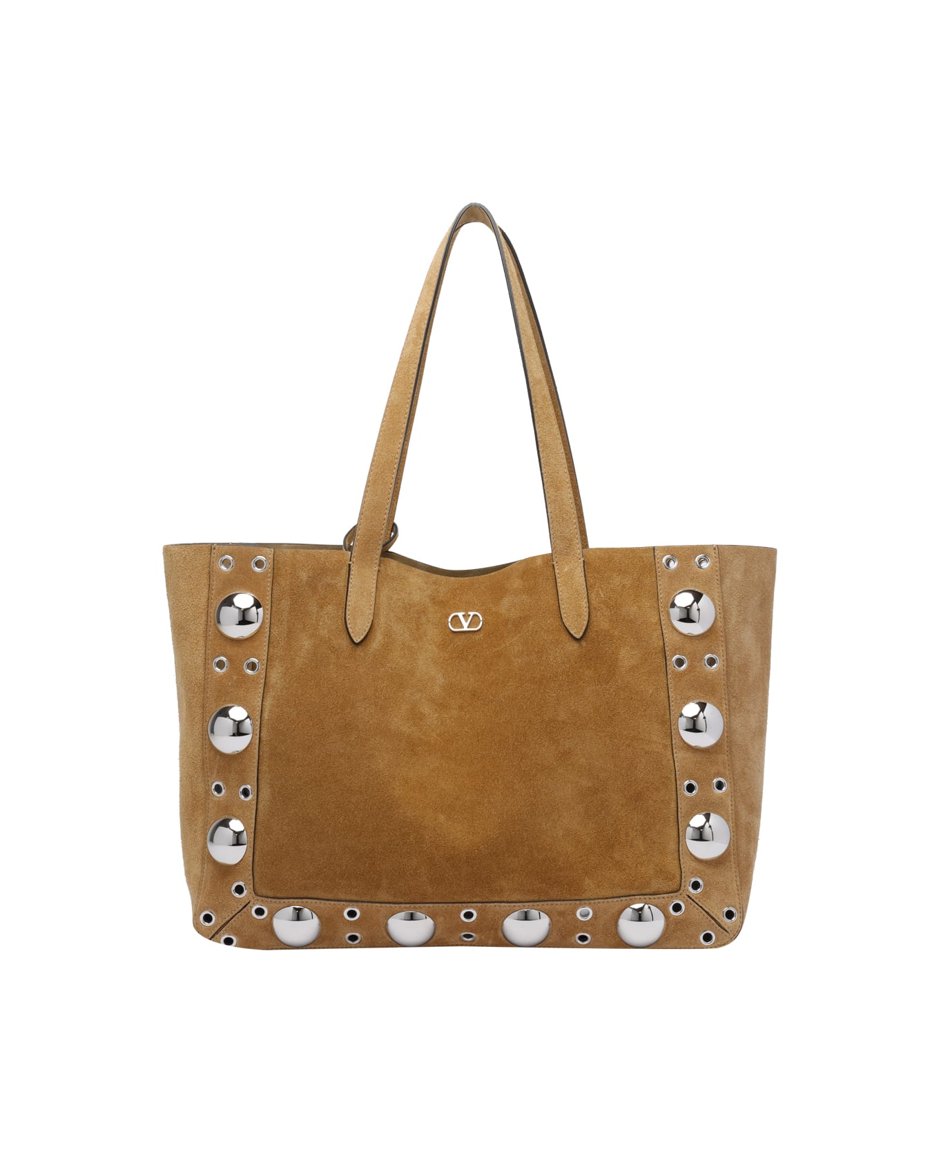 Valentino Garavani Medium Nellcote Shopping Bag - Beige