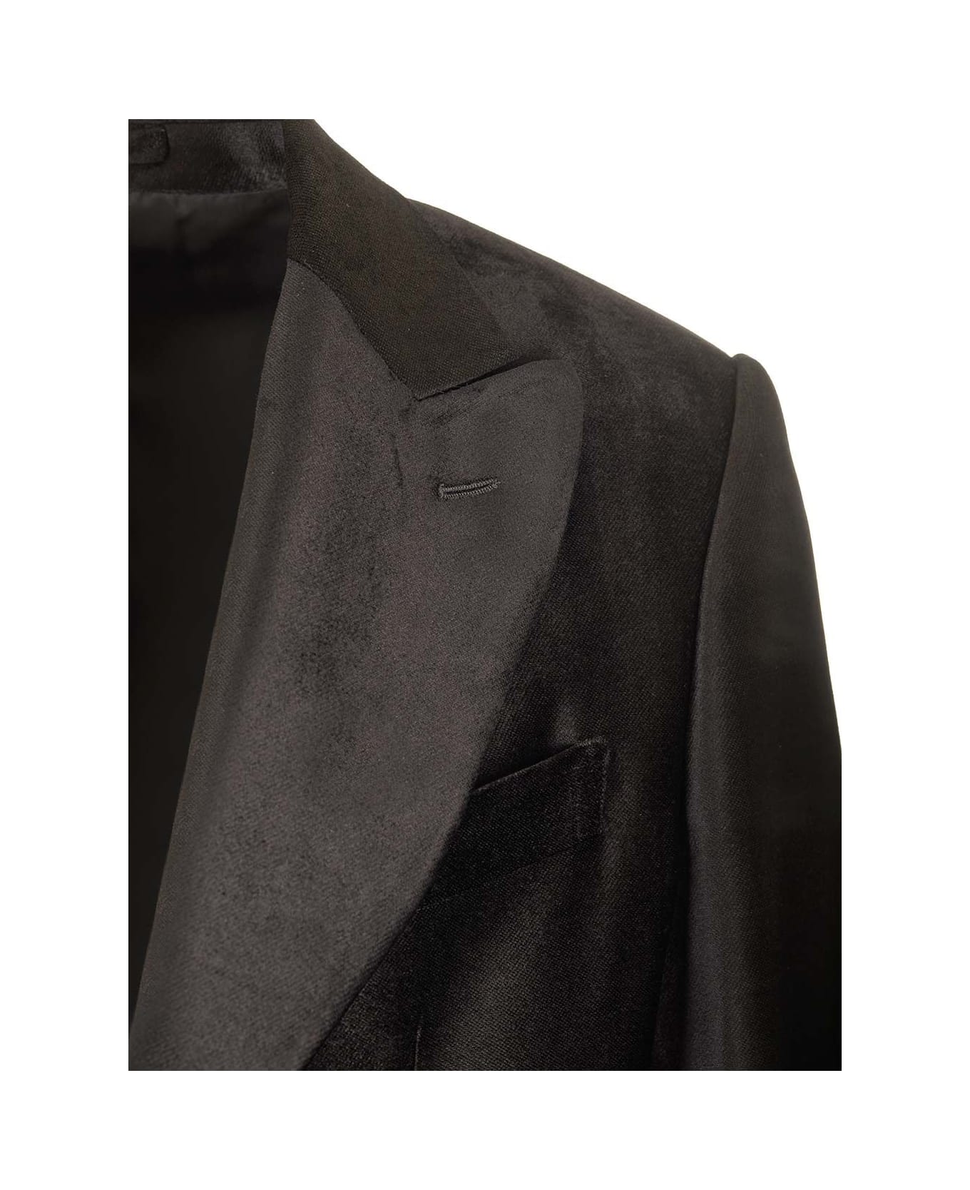 Lardini Velvet Jacket - Black