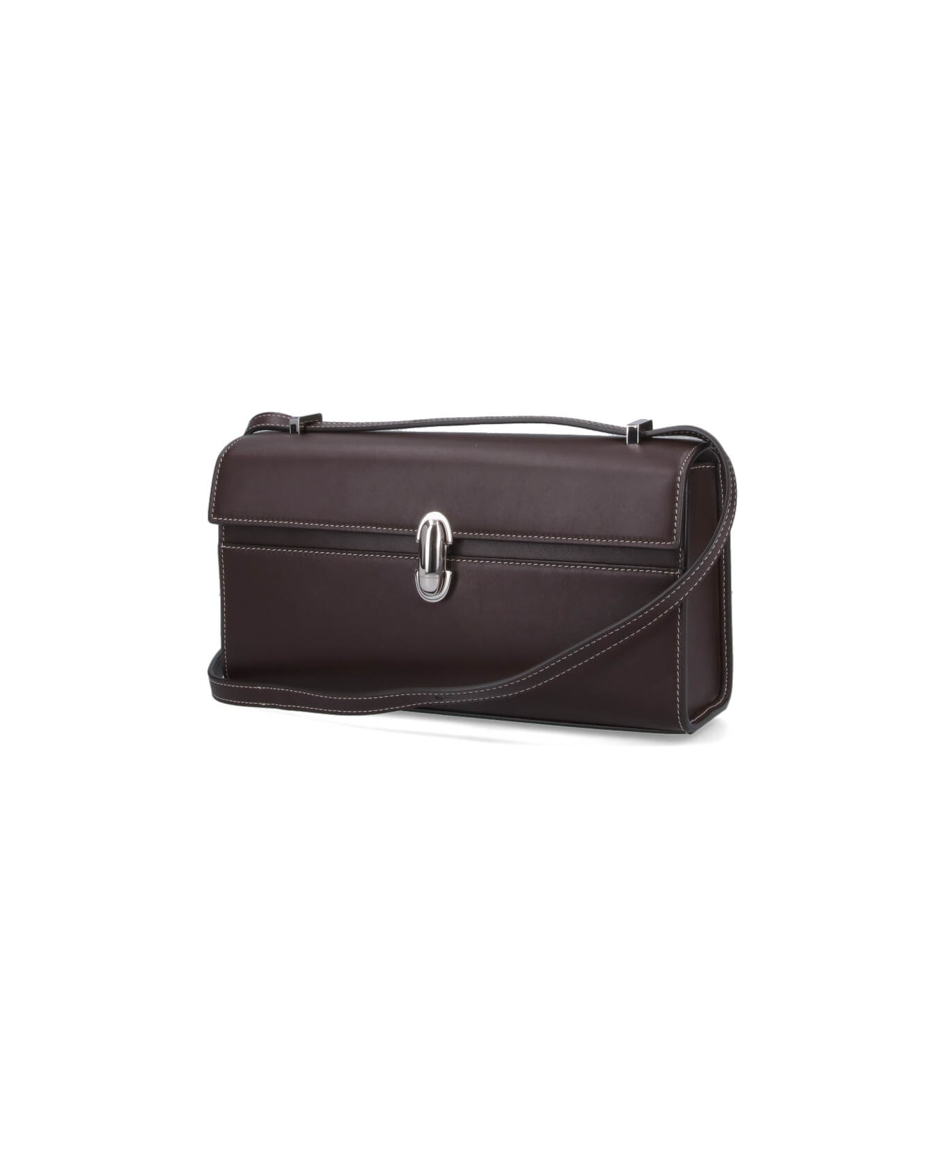 Savette "symmetry 26" Crossbody Bag - Brown