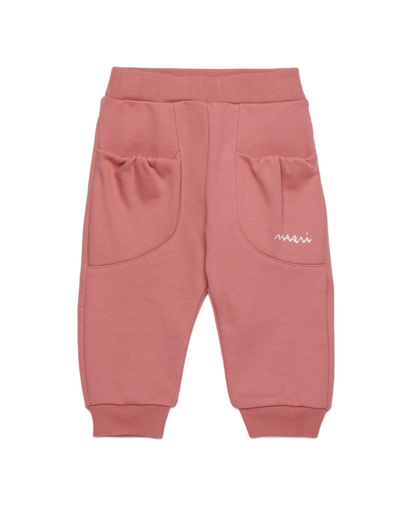 Marni Kids Pink Joggin Pants With Two Pockets - Pink