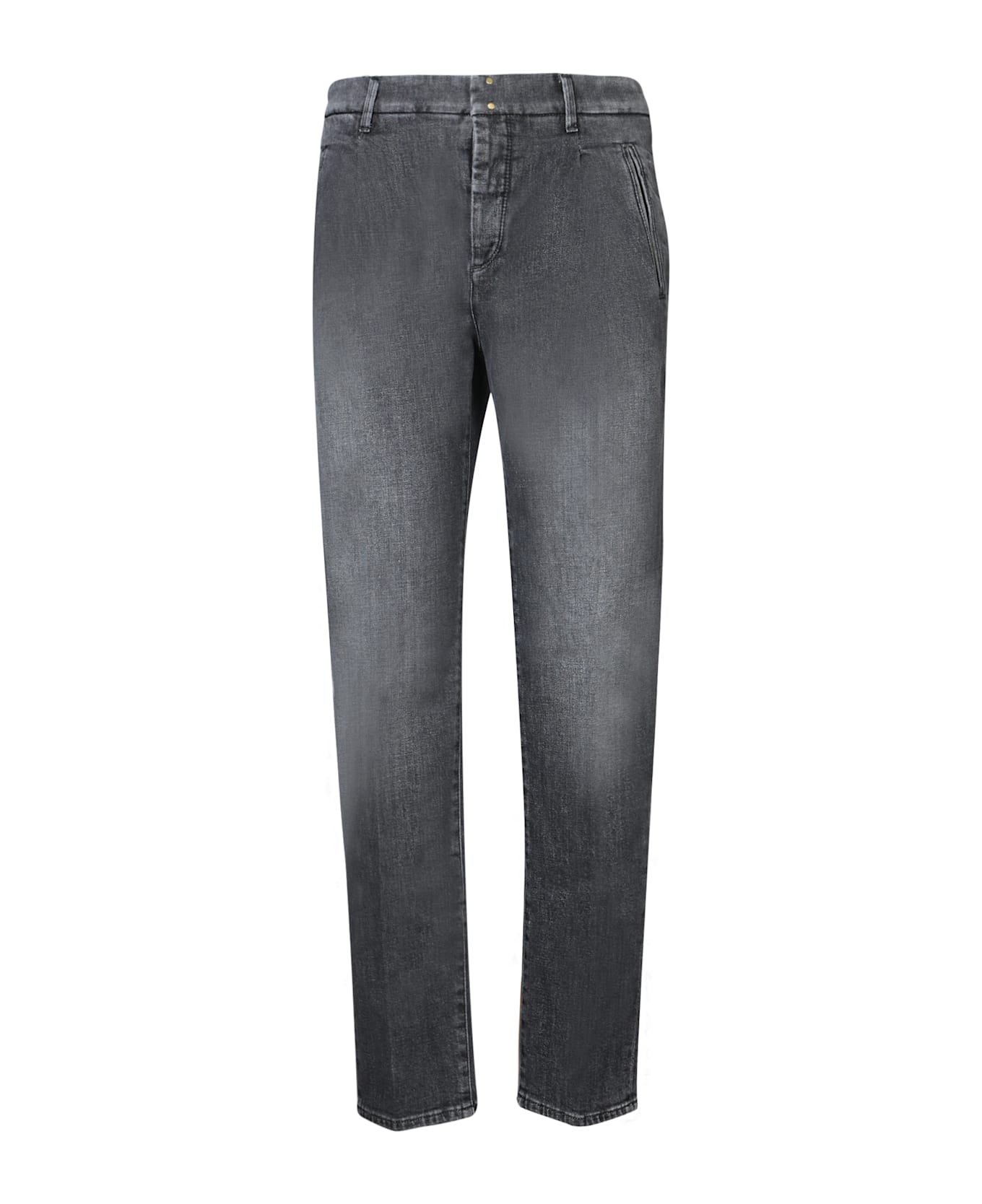 Incotex Dark Grey Sartorial Denim Jeans - Grey