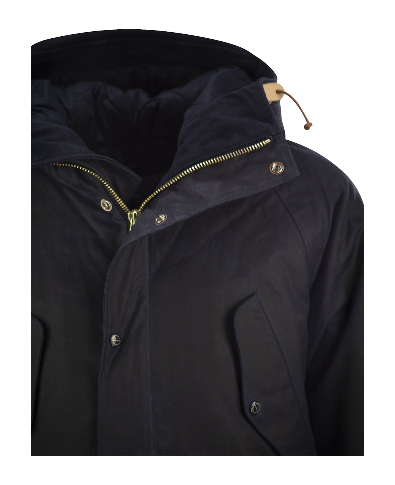 Manifattura Ceccarelli New Fisherman - Parka With Hood - Navy