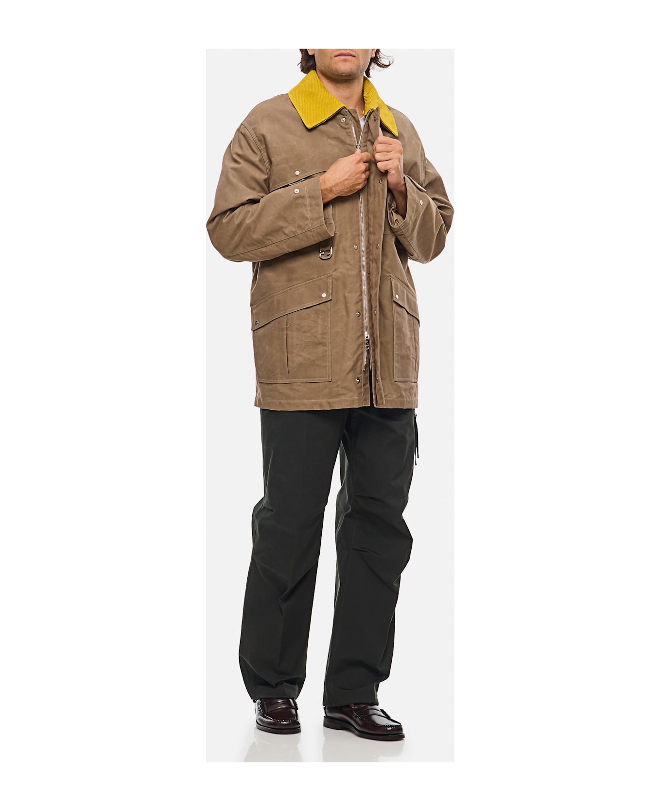 Fendi Blouson Oiled Reps Cotton - Castoro