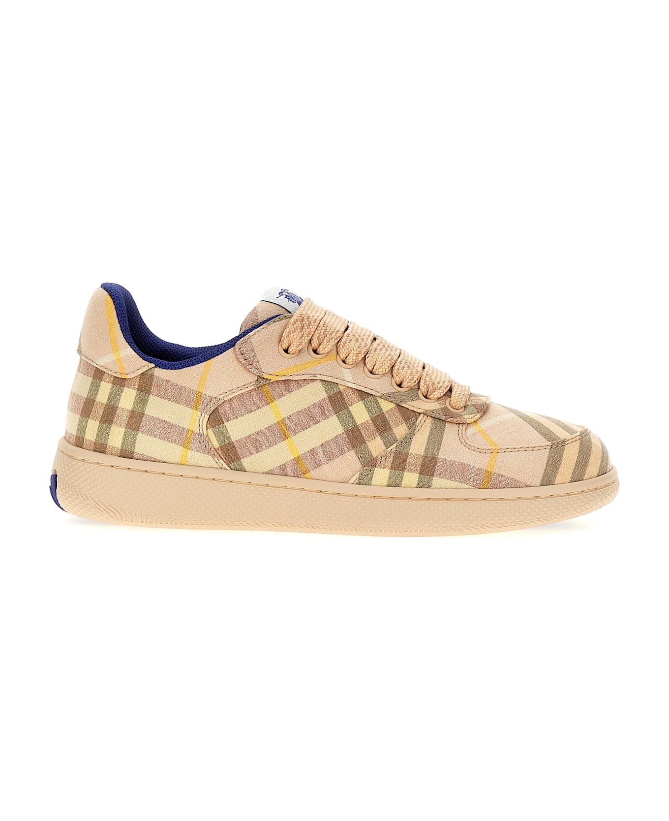 Burberry 
terrace Check
 Sneakers - Pink