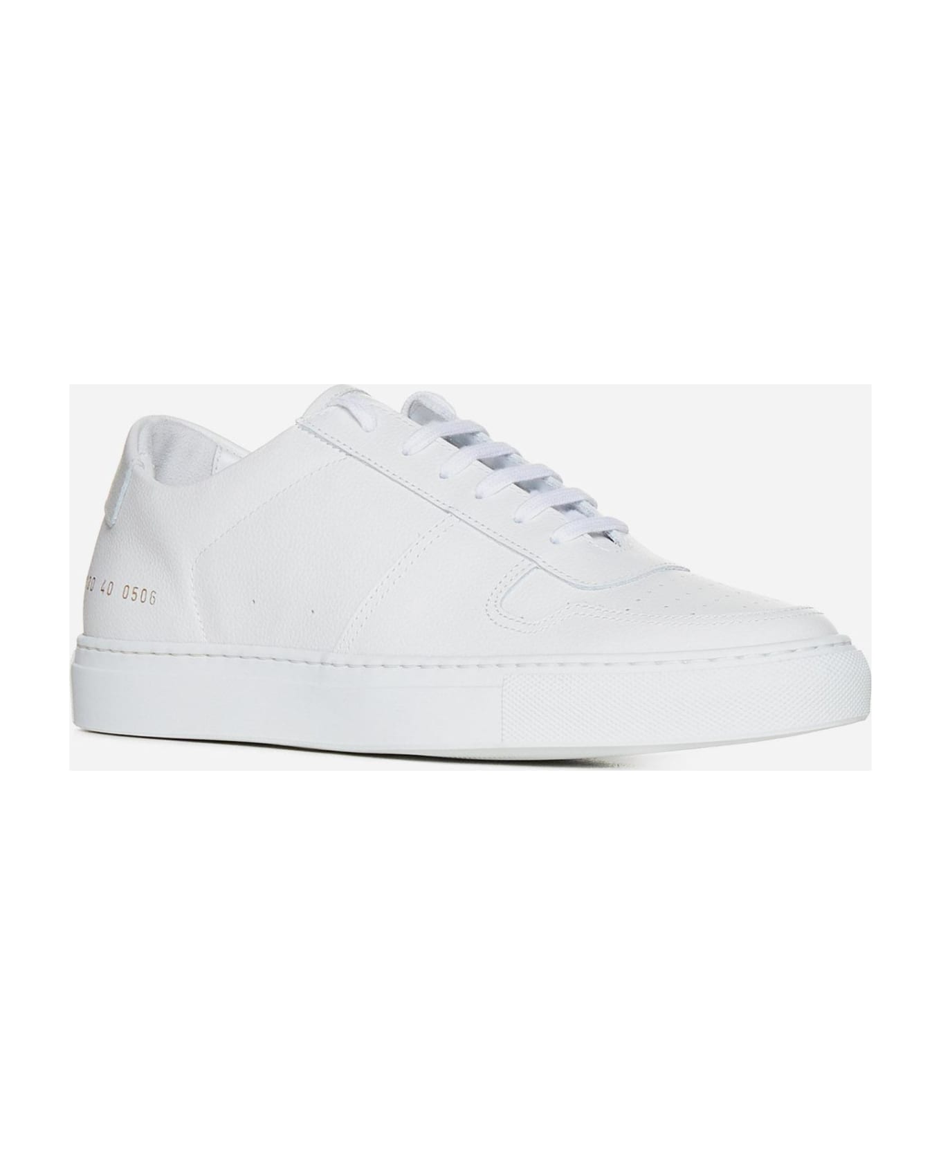 Common Projects Bball Classic Leather Sneakers - Bianco