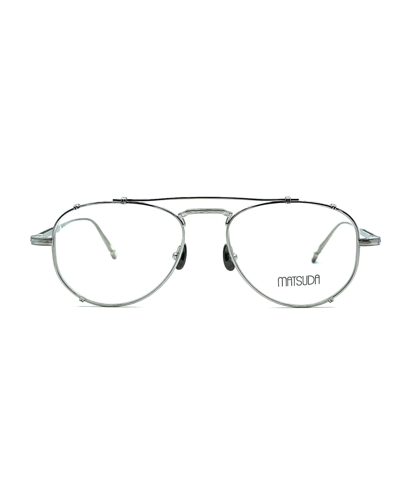 Matsuda M3142 - Palladium White Rx Glasses - Silver