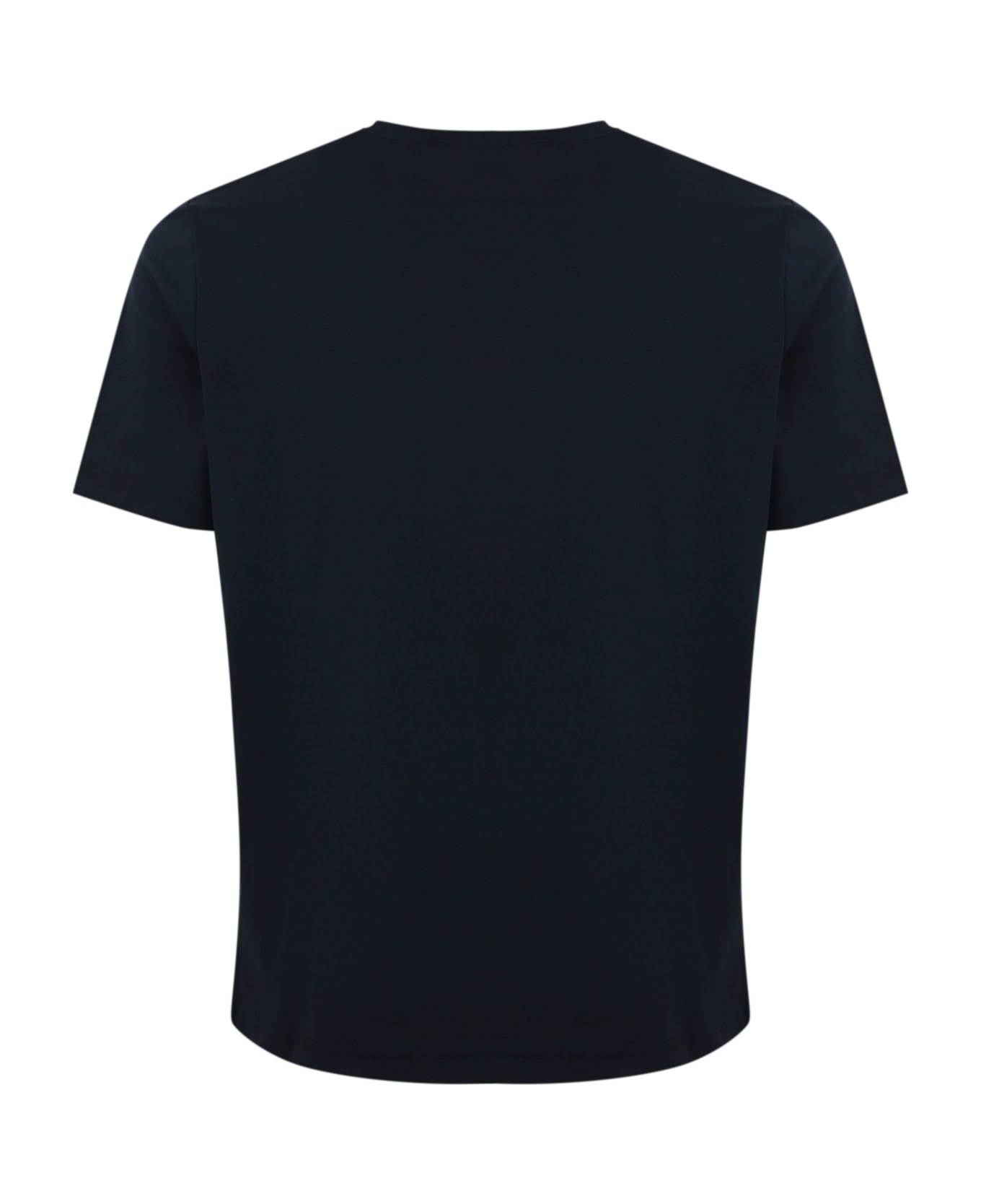 K-Way T-shirt With Logo In Technical Fabric - Blue depth シャツ