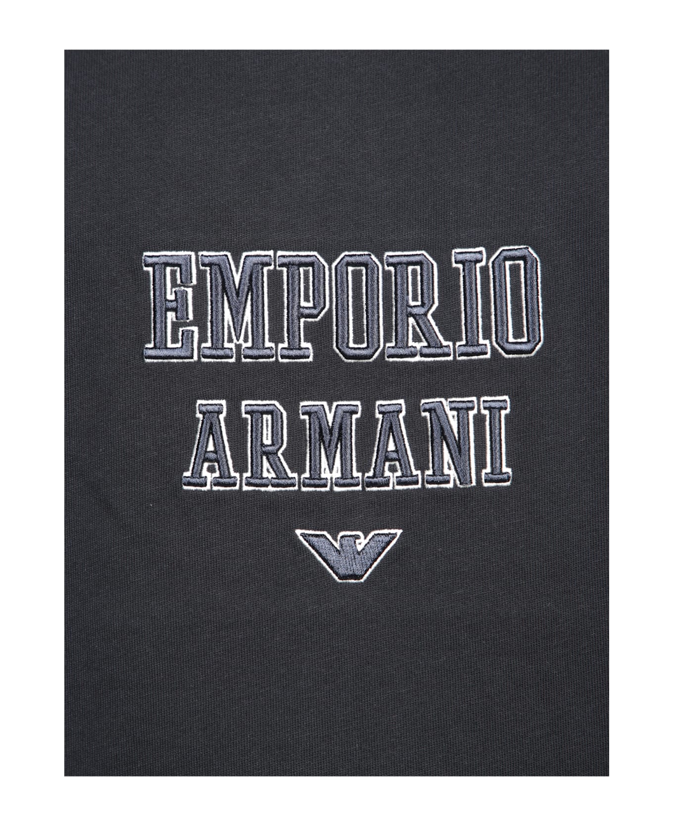 Emporio Armani Bold Logo Blue T-shirt - Blue