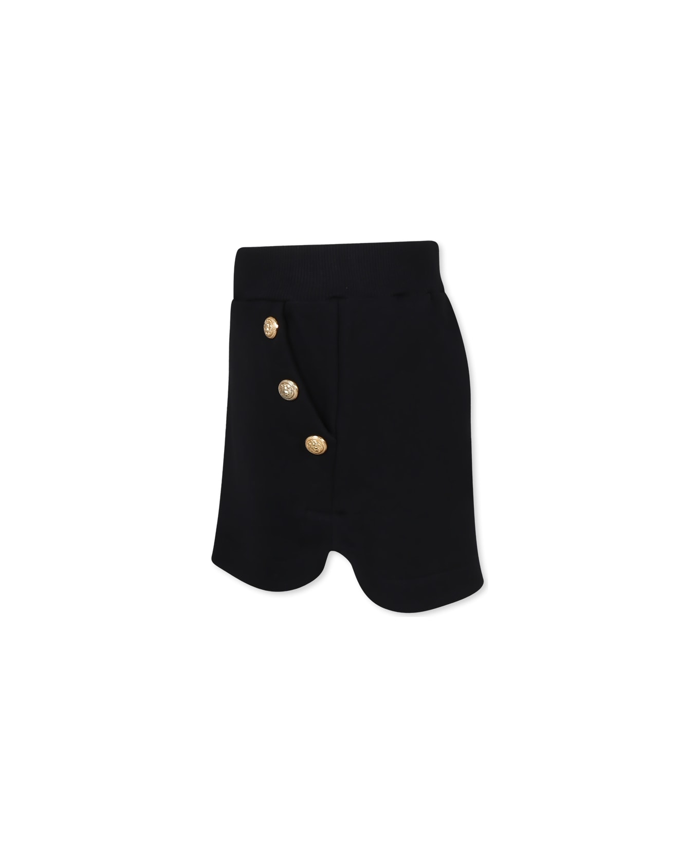Balmain Black Skirt For Girl - Black