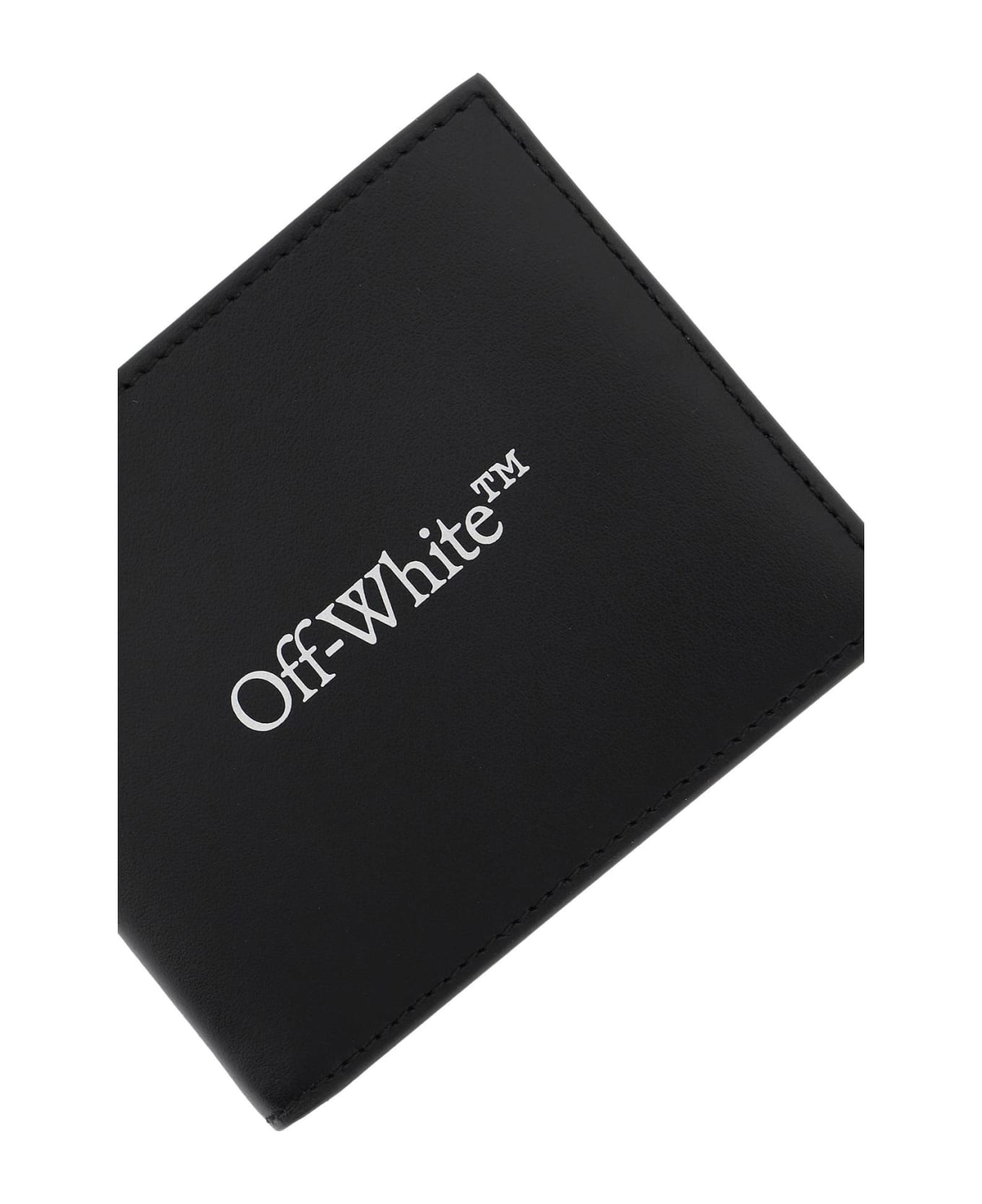 Off-White Bookish Bi-fold Wallet - Black White 財布
