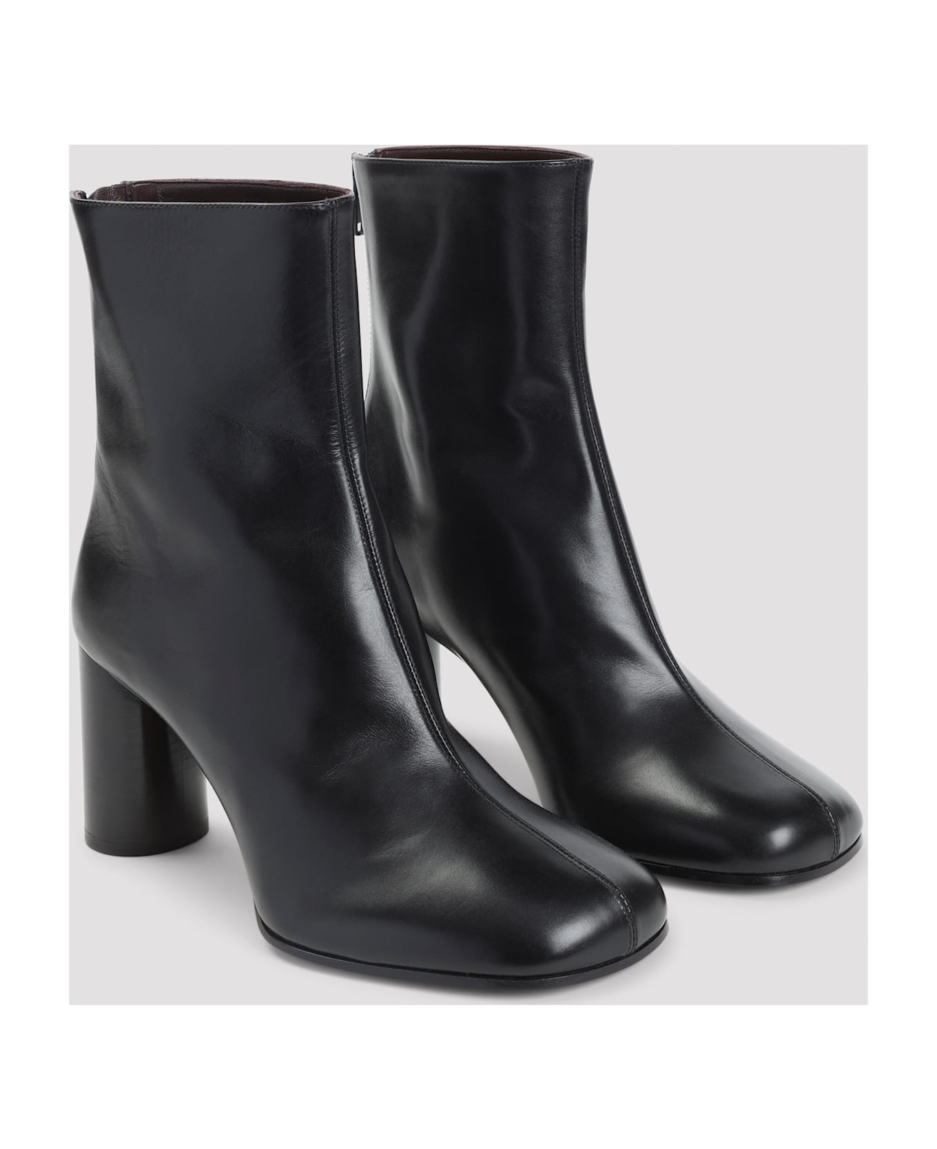 Phoebe Philo Tug Ankle Boots - Bk Black