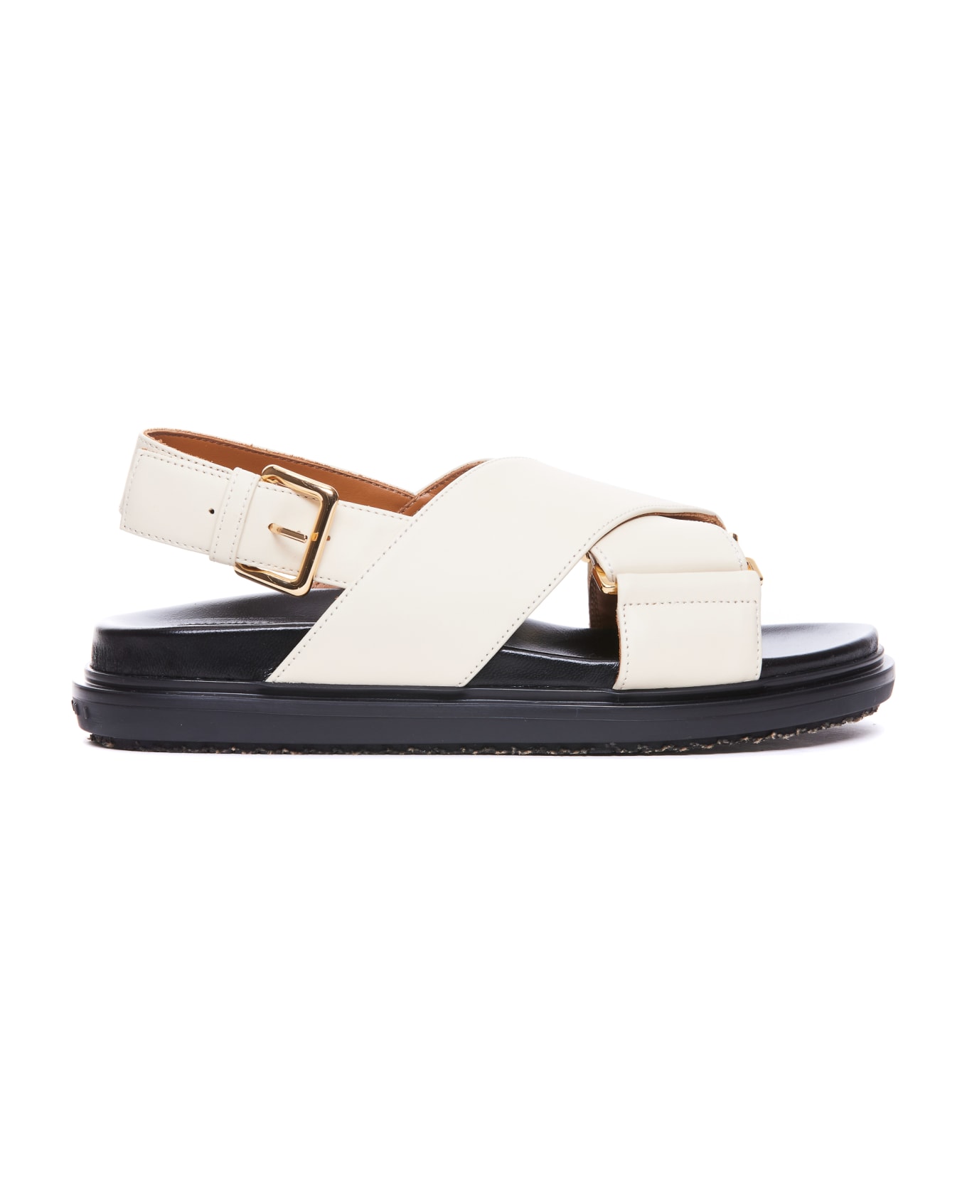 Marni Leather Fussbet - White