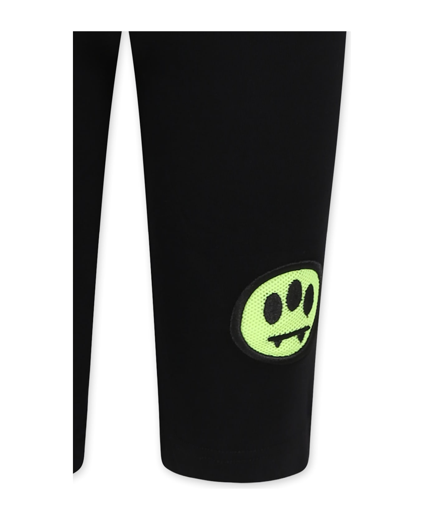 Barrow Black Shorts For Girl With Smiley - Black