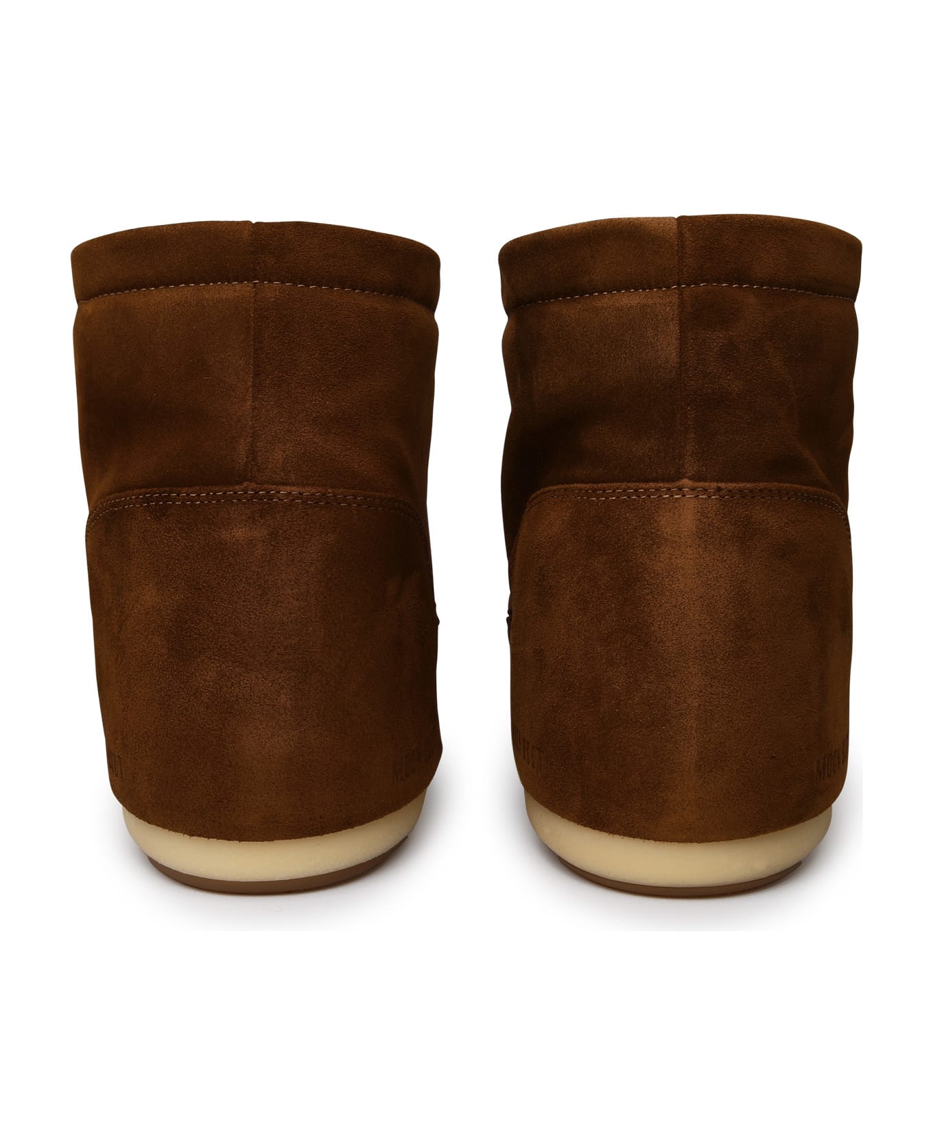 Moon Boot 'low-top Icon' Hazelnut Suede Boots - Brown