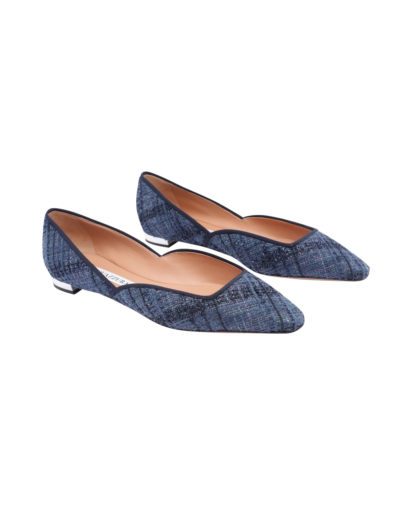 Aquazzura Maia Flats - Blue