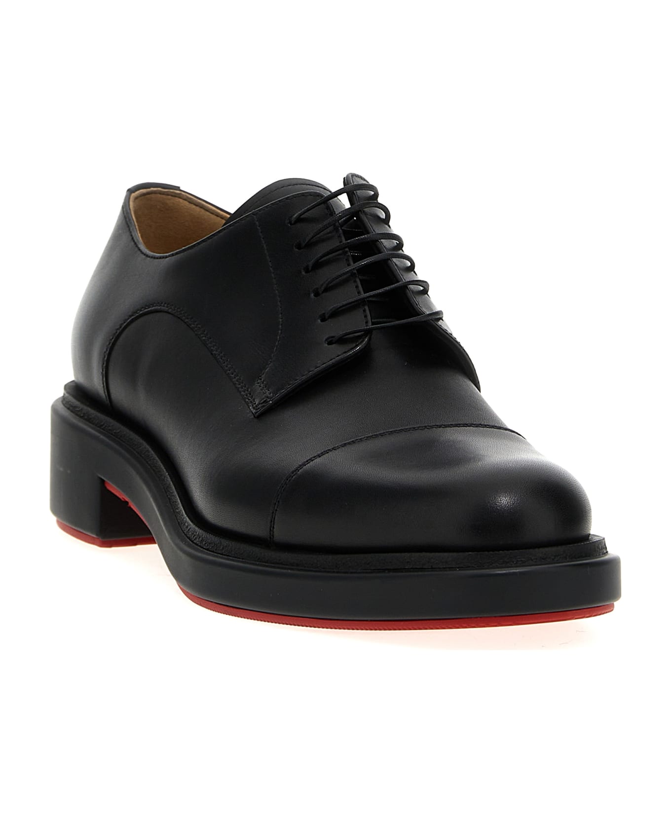 Christian Louboutin 'urbino' Lace-up Shoes - Black  