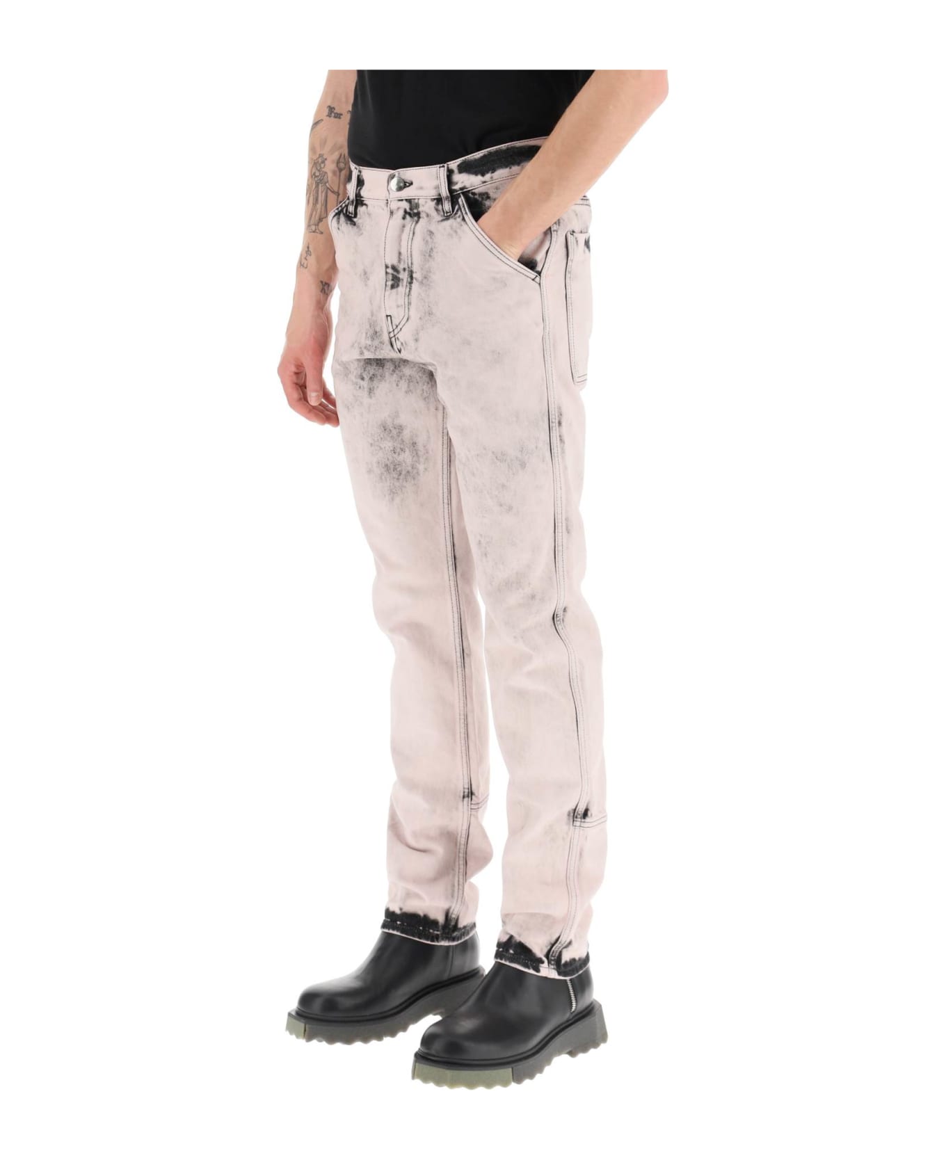 OAMC Stone-washed Straight-leg Jeans - ROSE (Pink)
