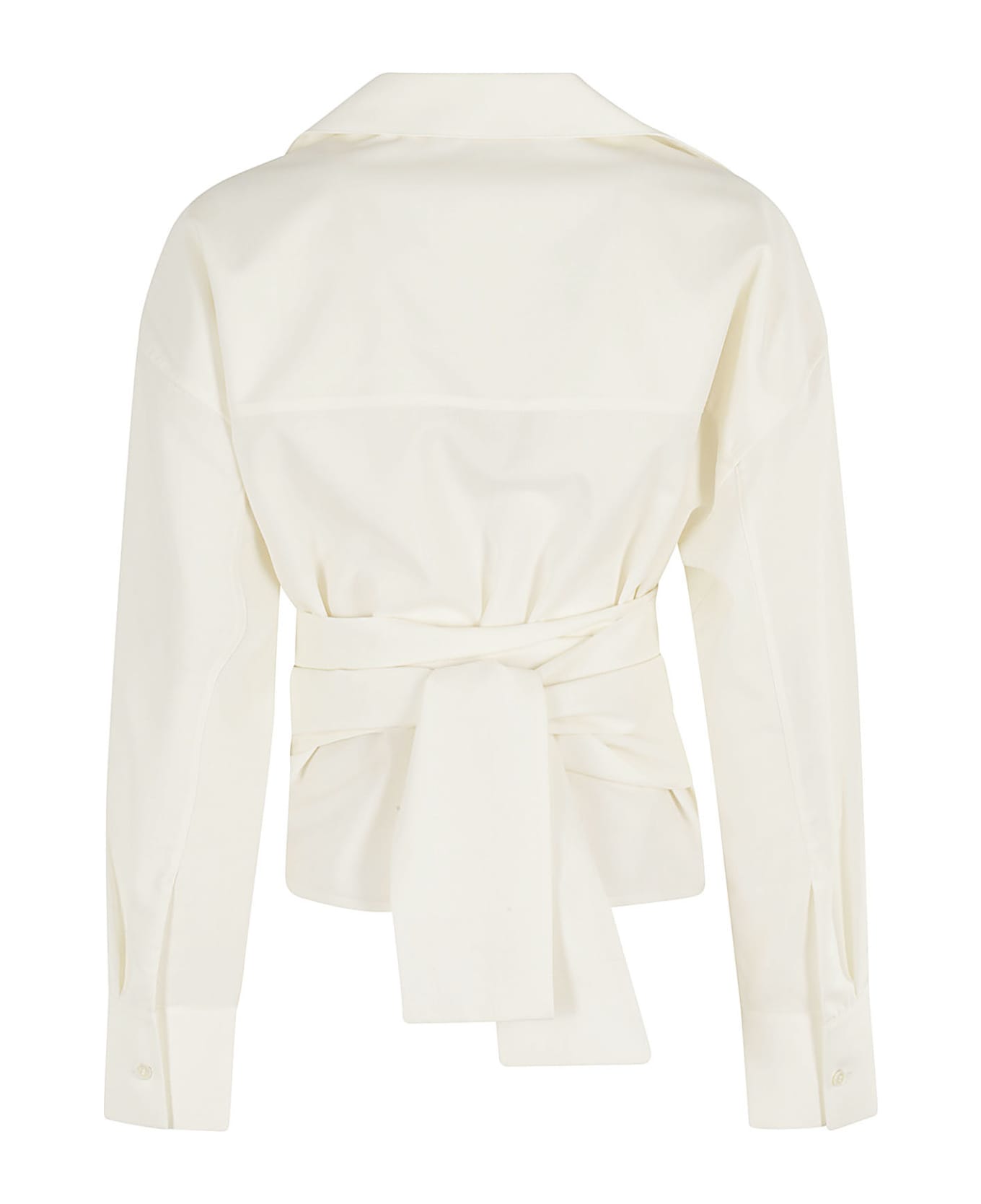 Róhe Wrap Shirt - Off White