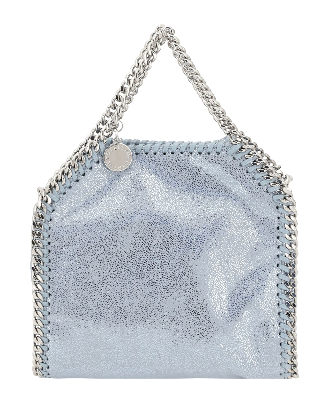 Stella McCartney Tiny Shaggy Tote Shoulder Bag - Blue