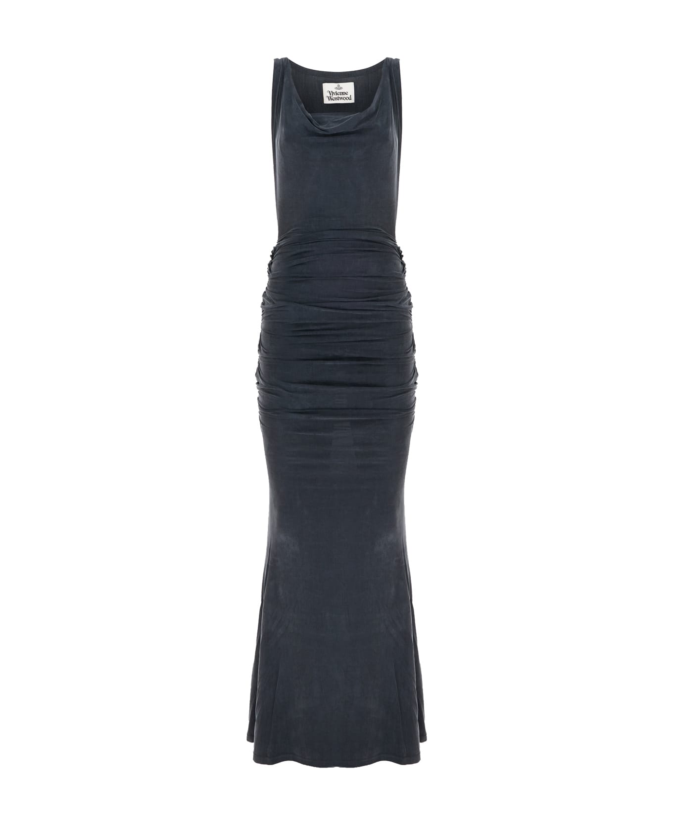 Vivienne Westwood Black Stretch Cupro Dress - BLACK