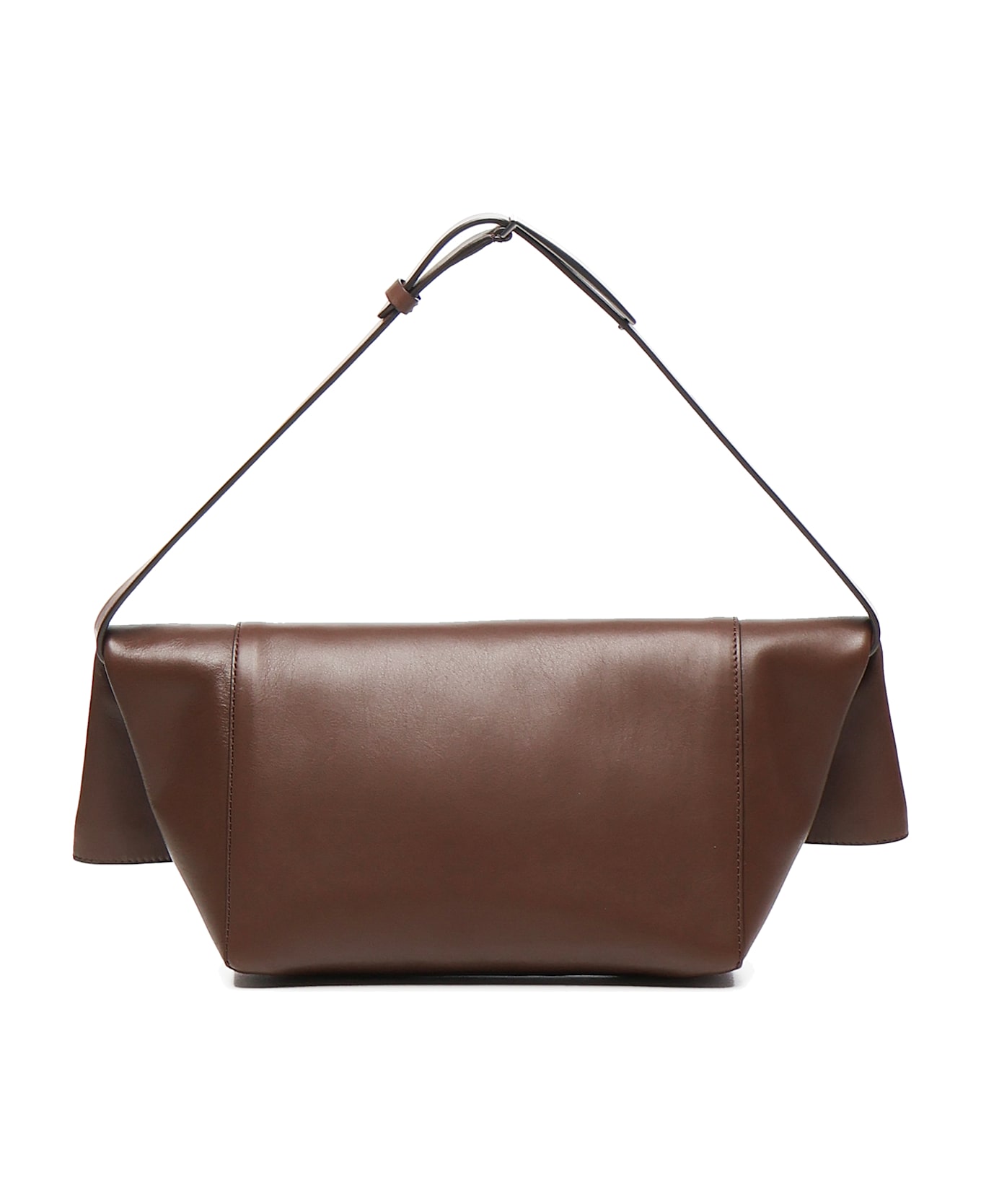Max Mara Clutch 
mmclaspclutchs
 In Marrone - Dark Brown
