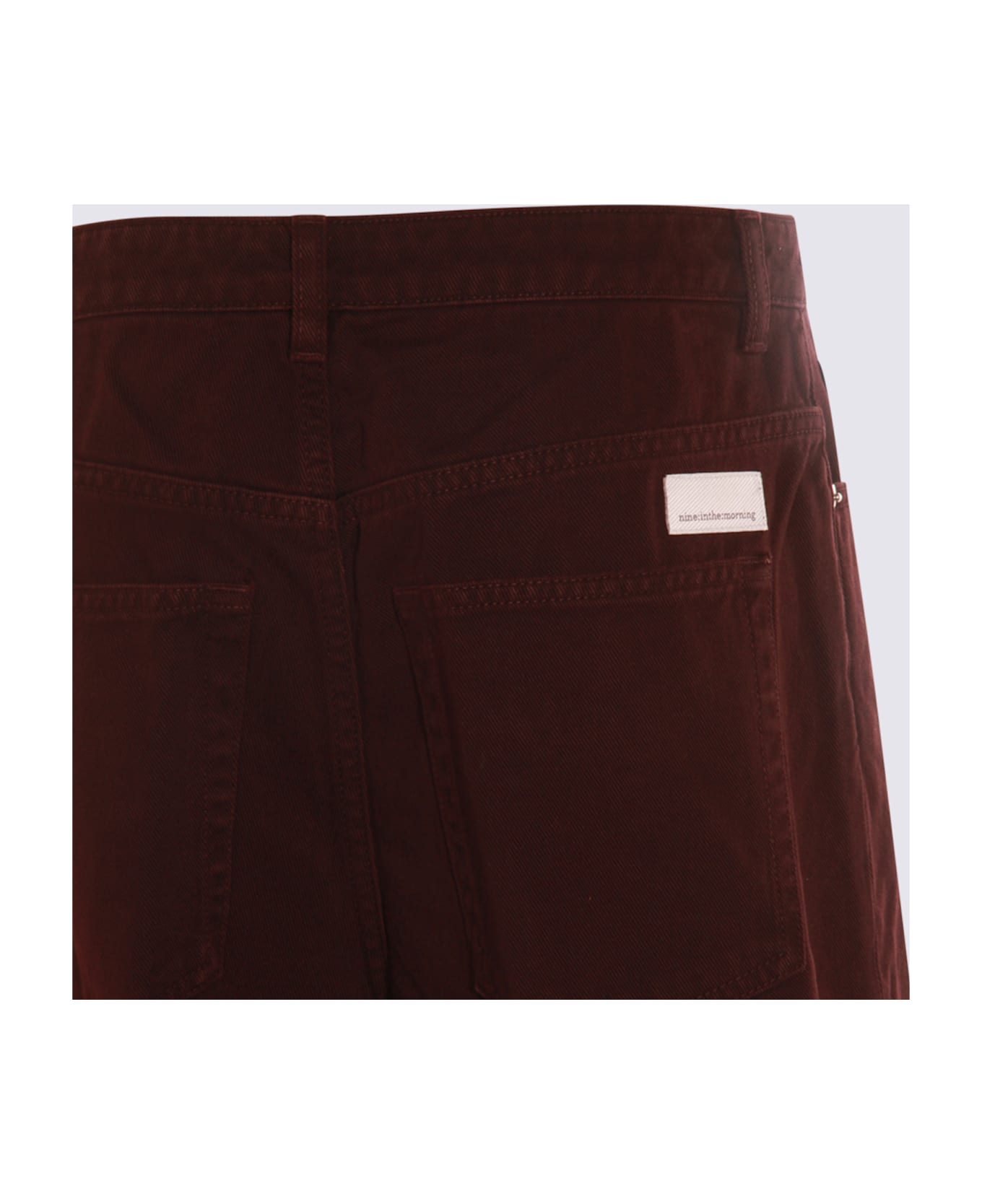 Nine in the Morning Dark Red Cotton Jeans - Mosto