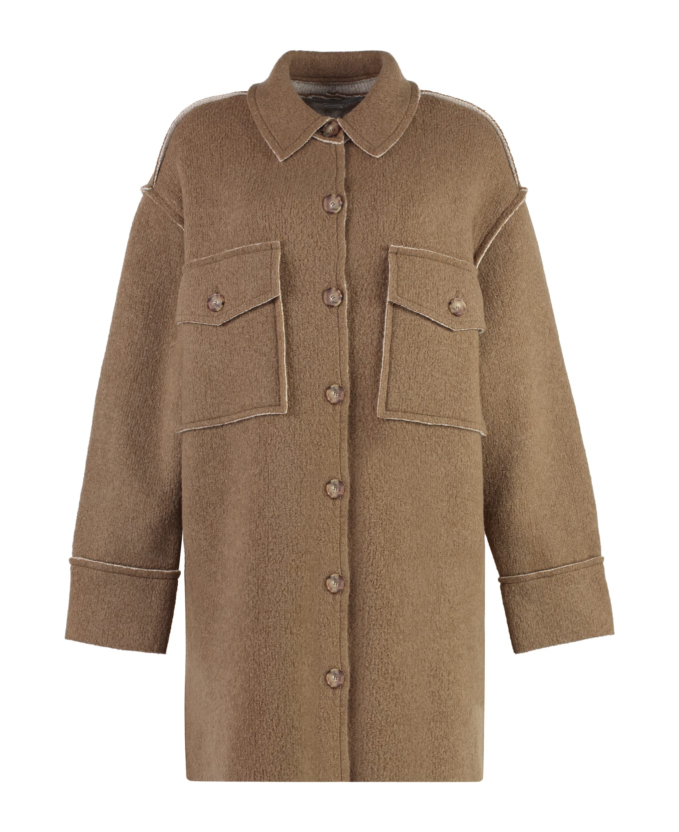 Stella McCartney Wool Overshirt - Beige