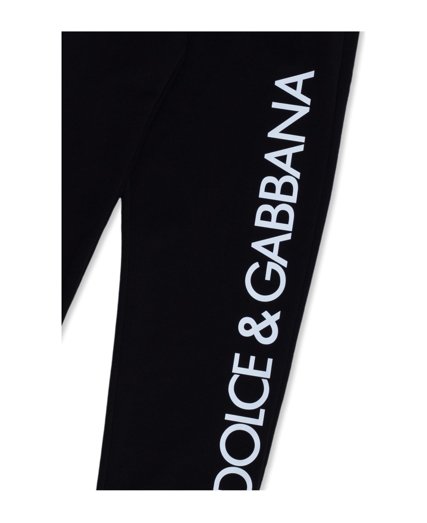 Dolce & Gabbana Kids Logo-printed Sweatpants - BLACK