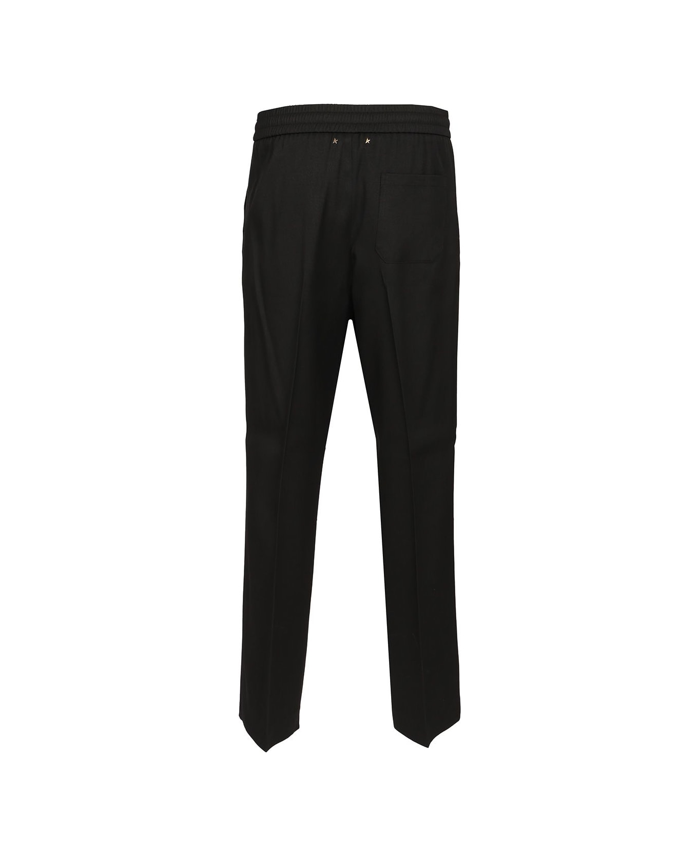 Golden Goose Wool Jogging Trousers - Black ボトムス